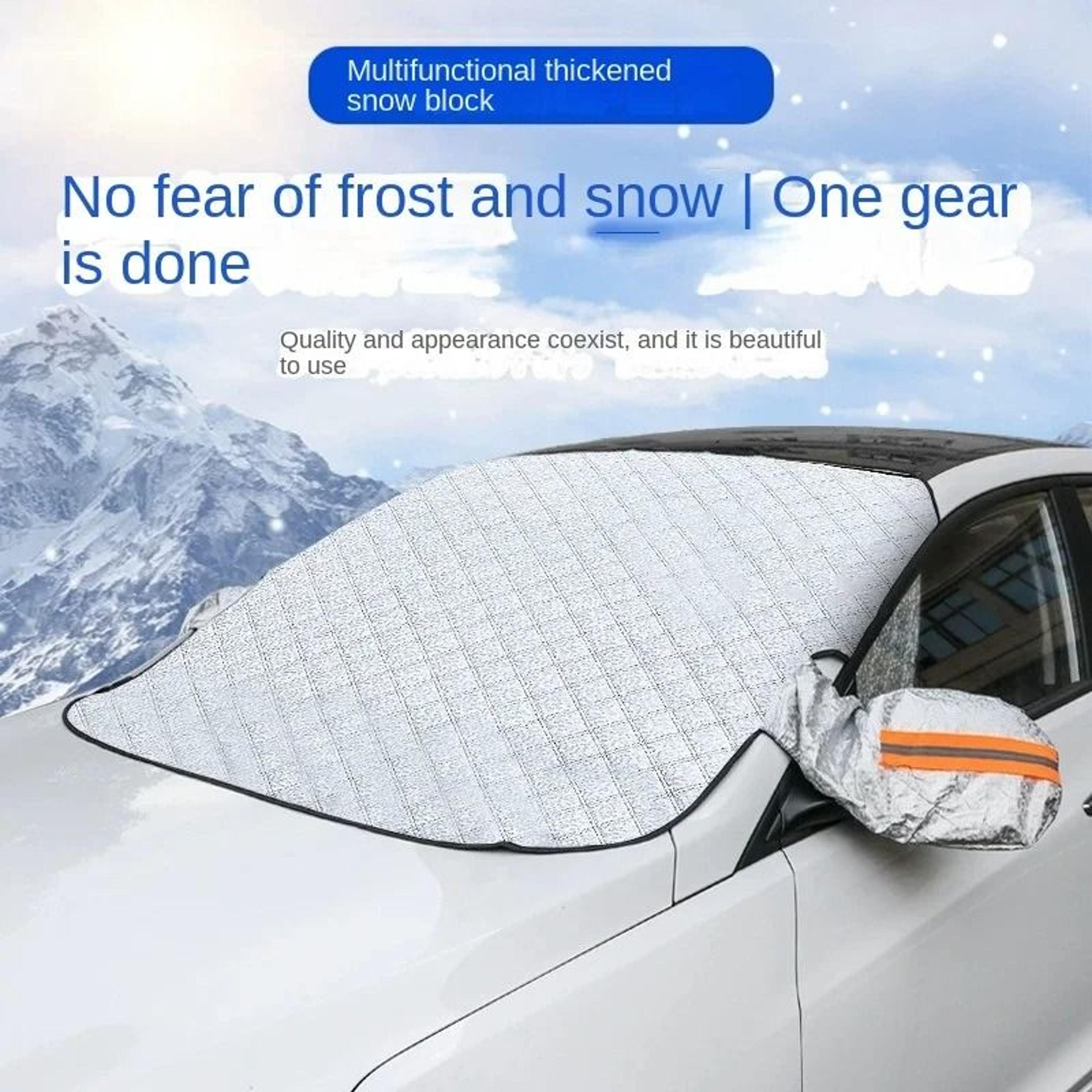 car windshield sunshade and snow cover waterproof protector