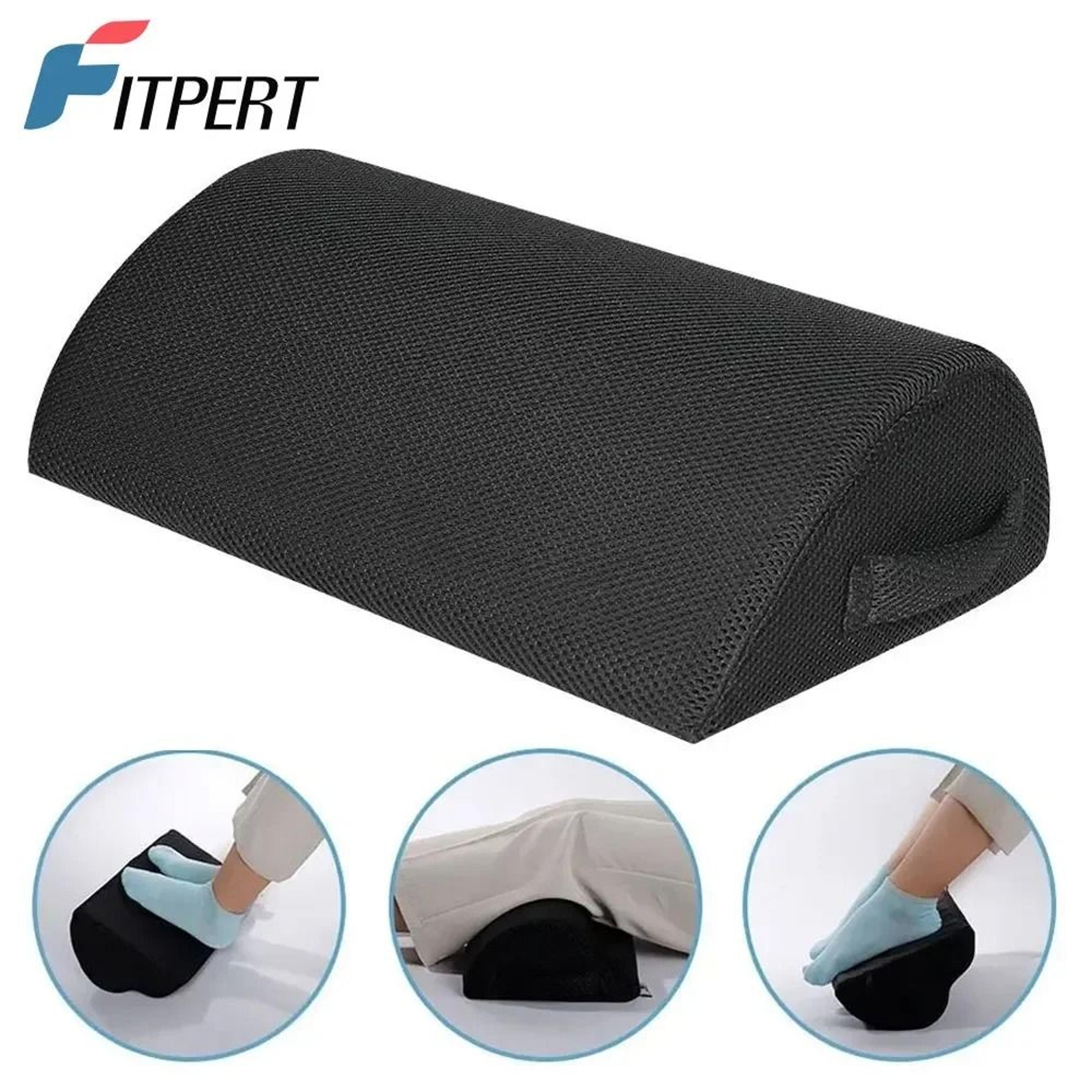 memory foam foot rest for under desk with washable cover