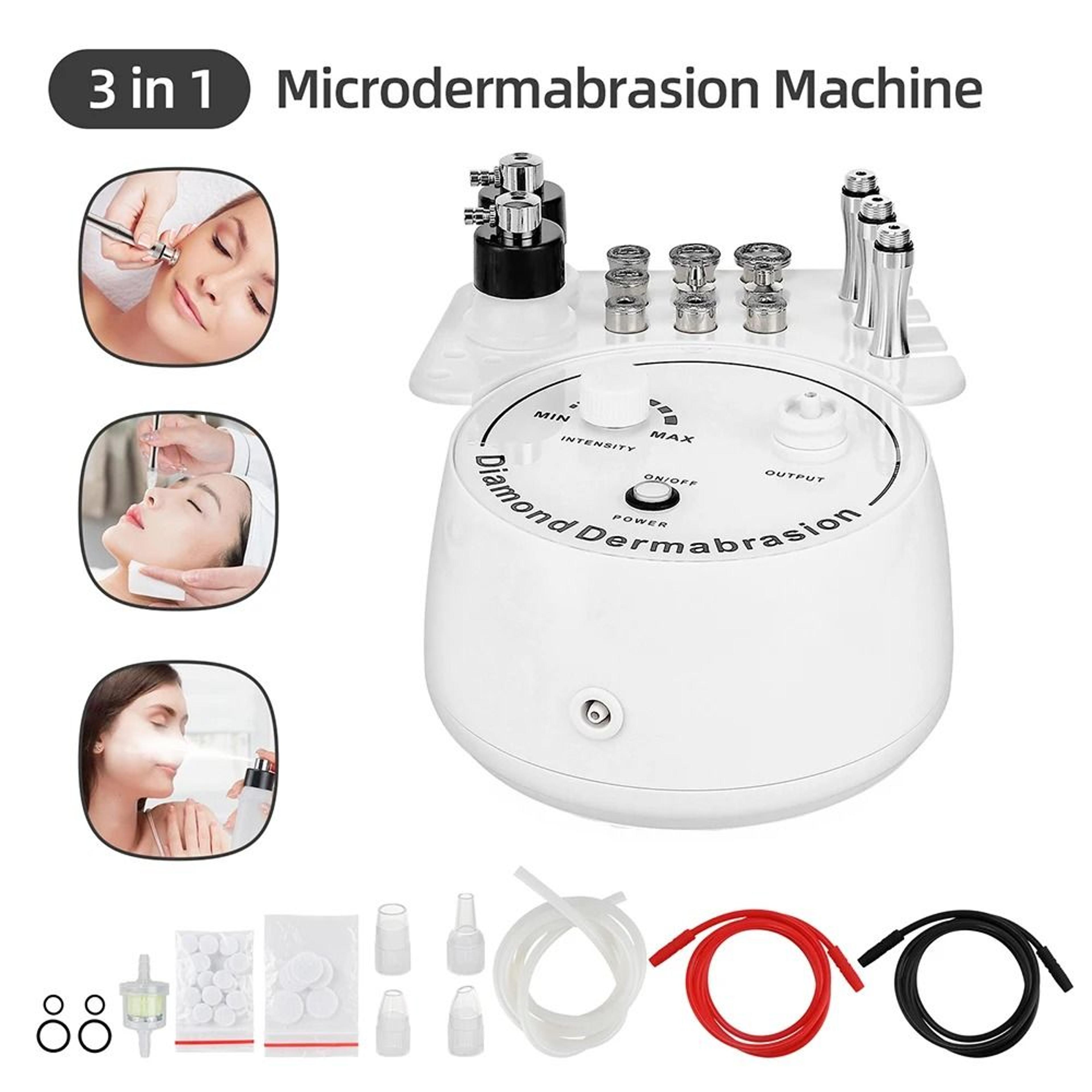 professional diamond microdermabrasion machine with water spray exfoliation for deep pore cleaning and skin care