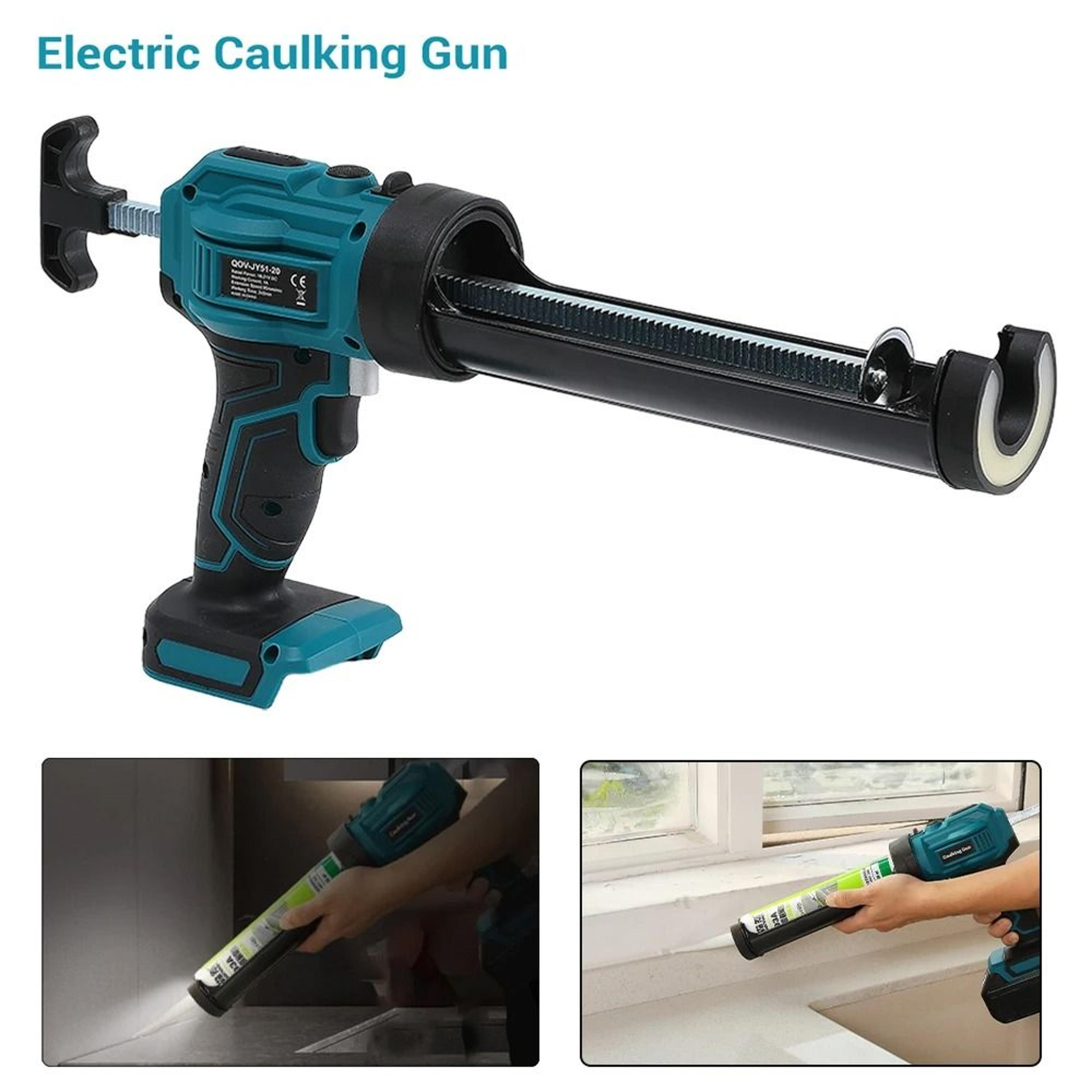 electric caulking gun cordless 4-speed lithium battery glass glue gun for doors and windows