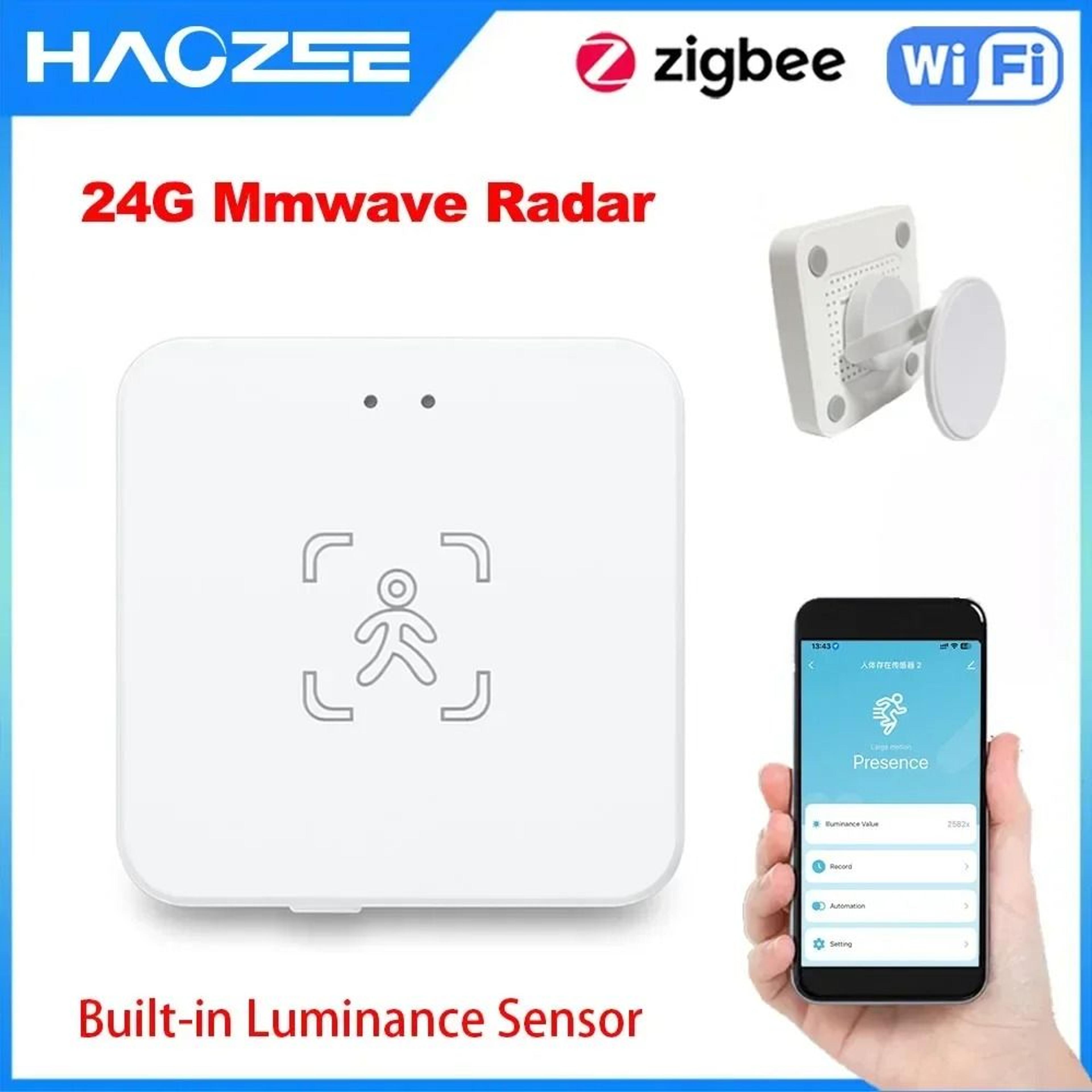 zigbee human presence detector smart motion and radar sensor