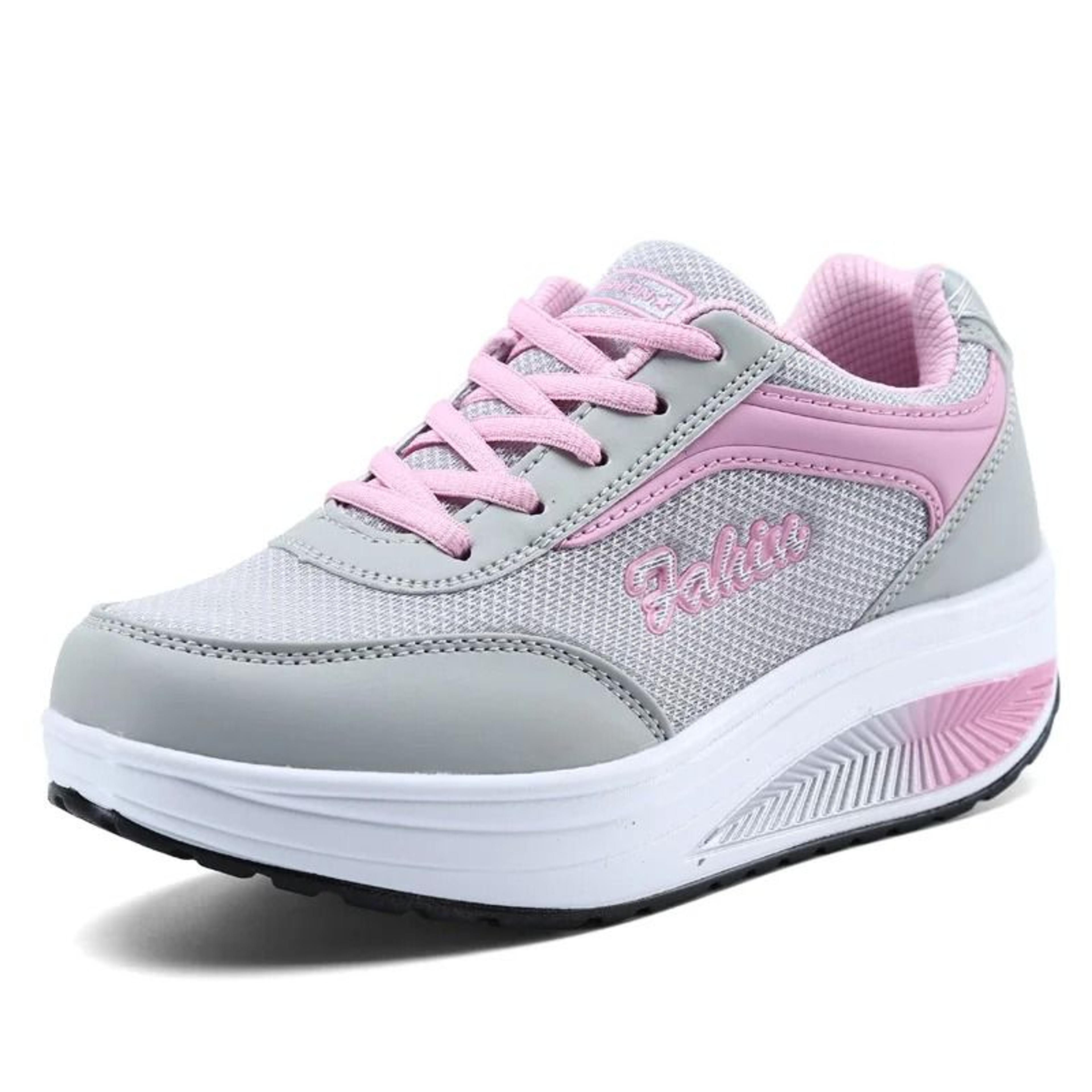 women vulcanized sneakers comfortable casual walking shoes with platform sole