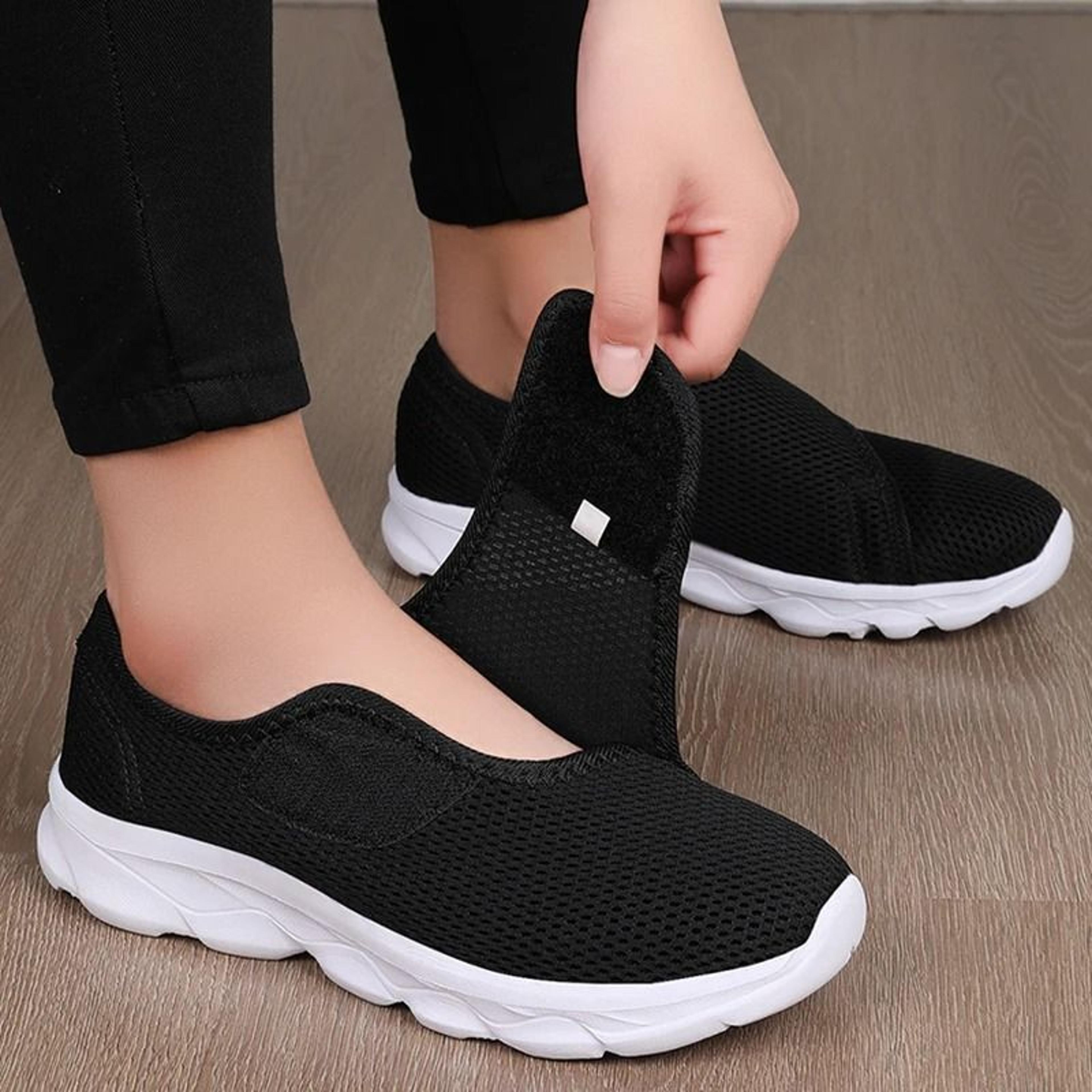 casual orthopedic wide fit shoes for swollen feet diabetic walking comfort