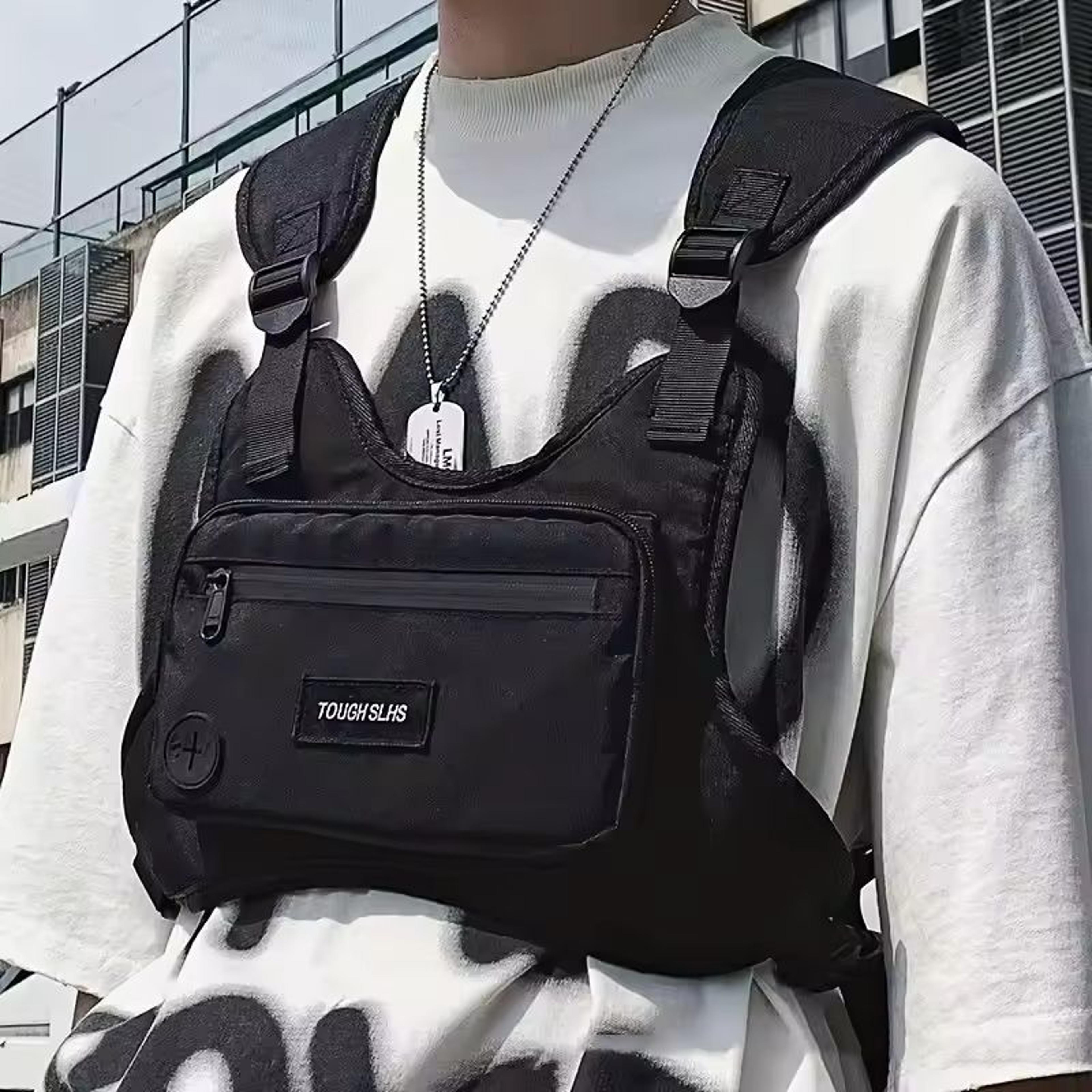 chest bag tactical vest style streetwear sports casual bag