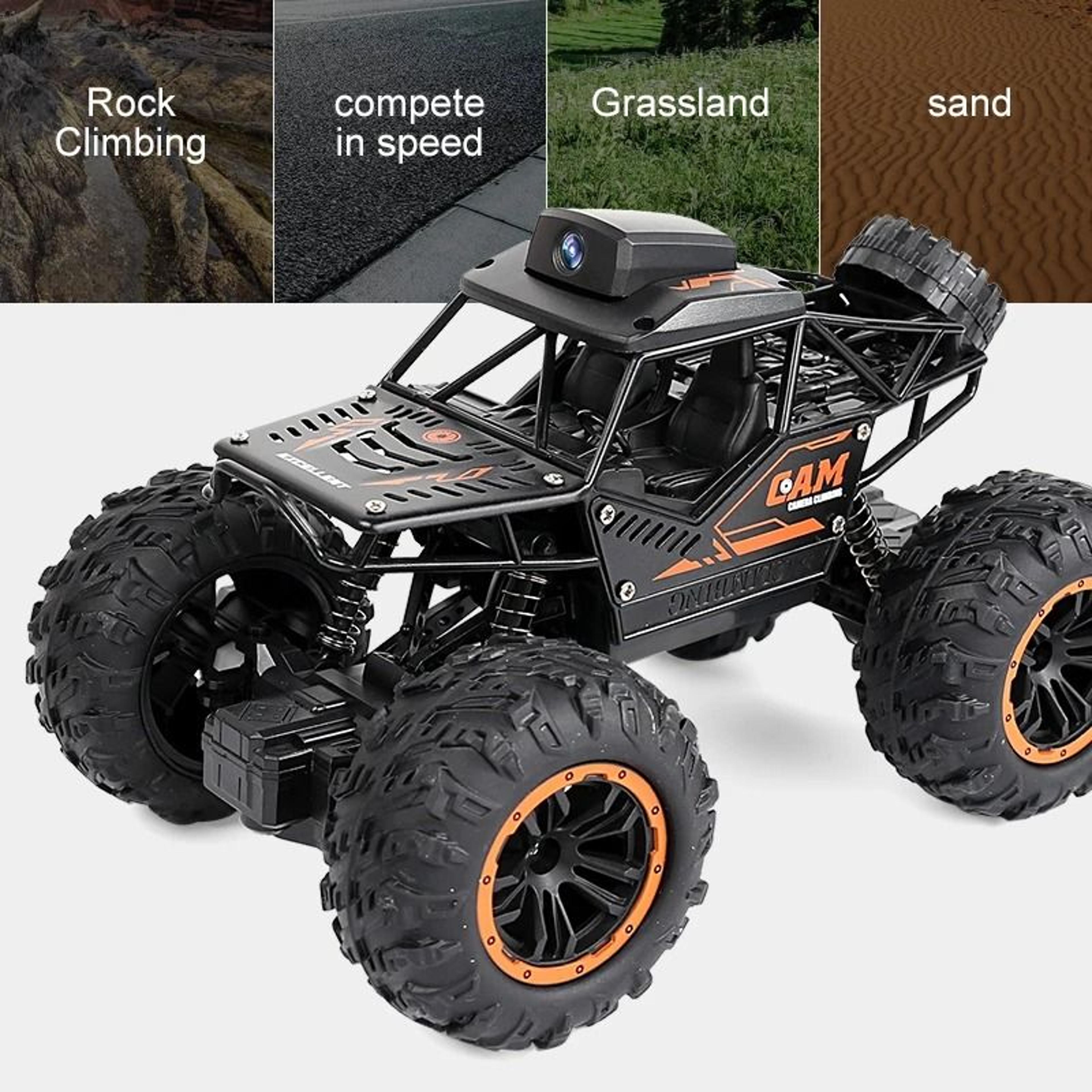 rc suv car with hd camera fpv wifi remote control stunt climbing toy