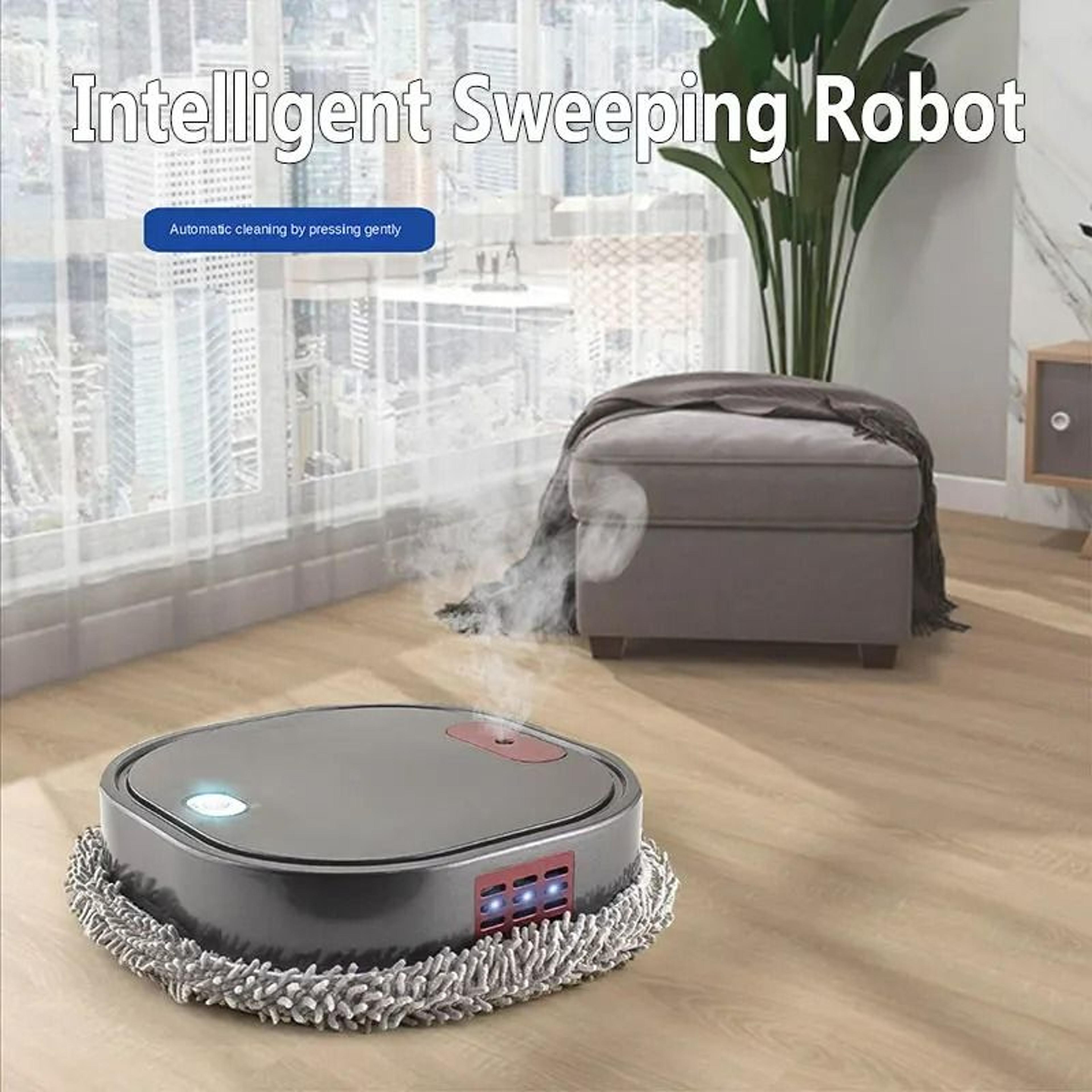 intelligent 3 in 1 robot vacuum cleaner with spray mopping