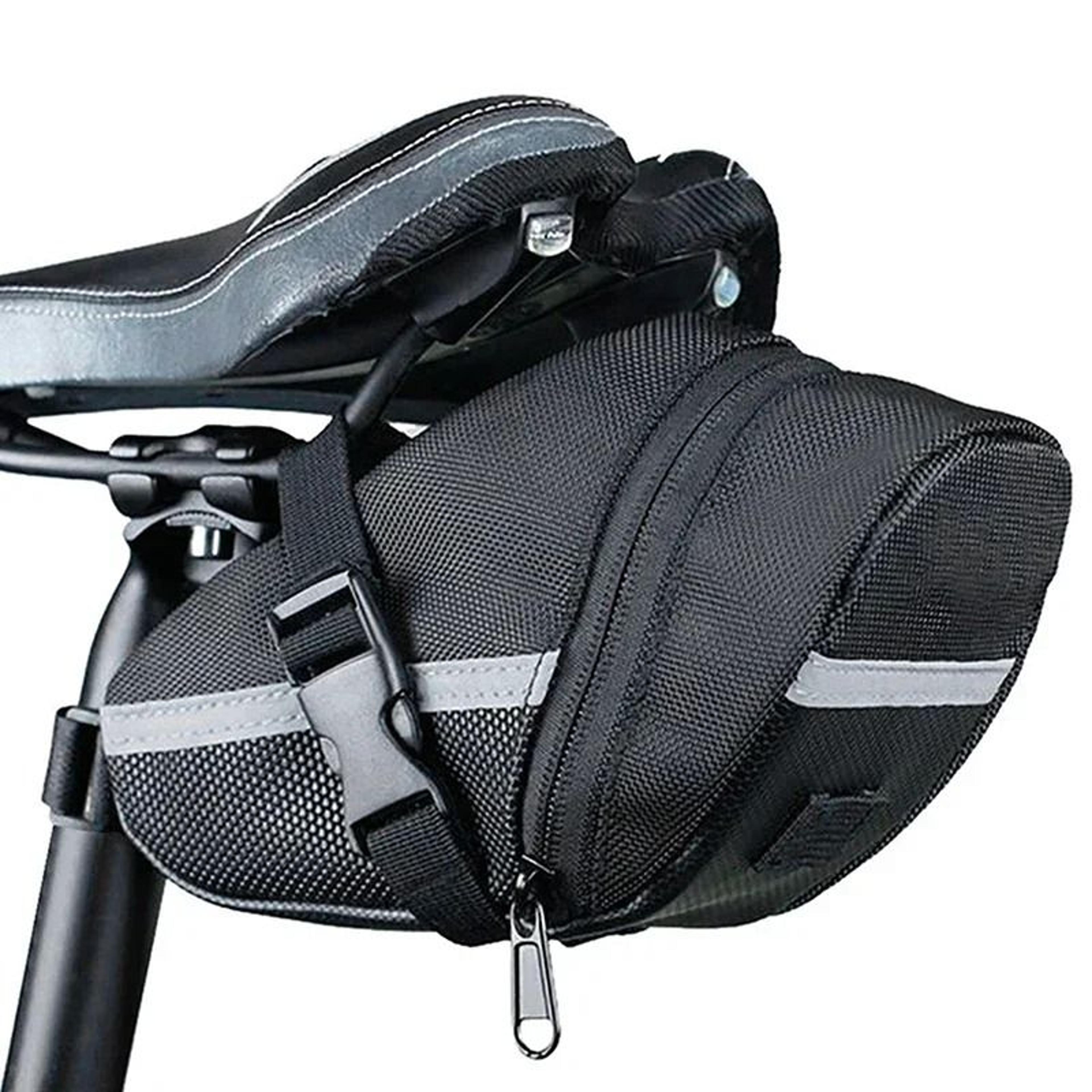 nylon bicycle saddle bag waterproof rear seat tool pouch