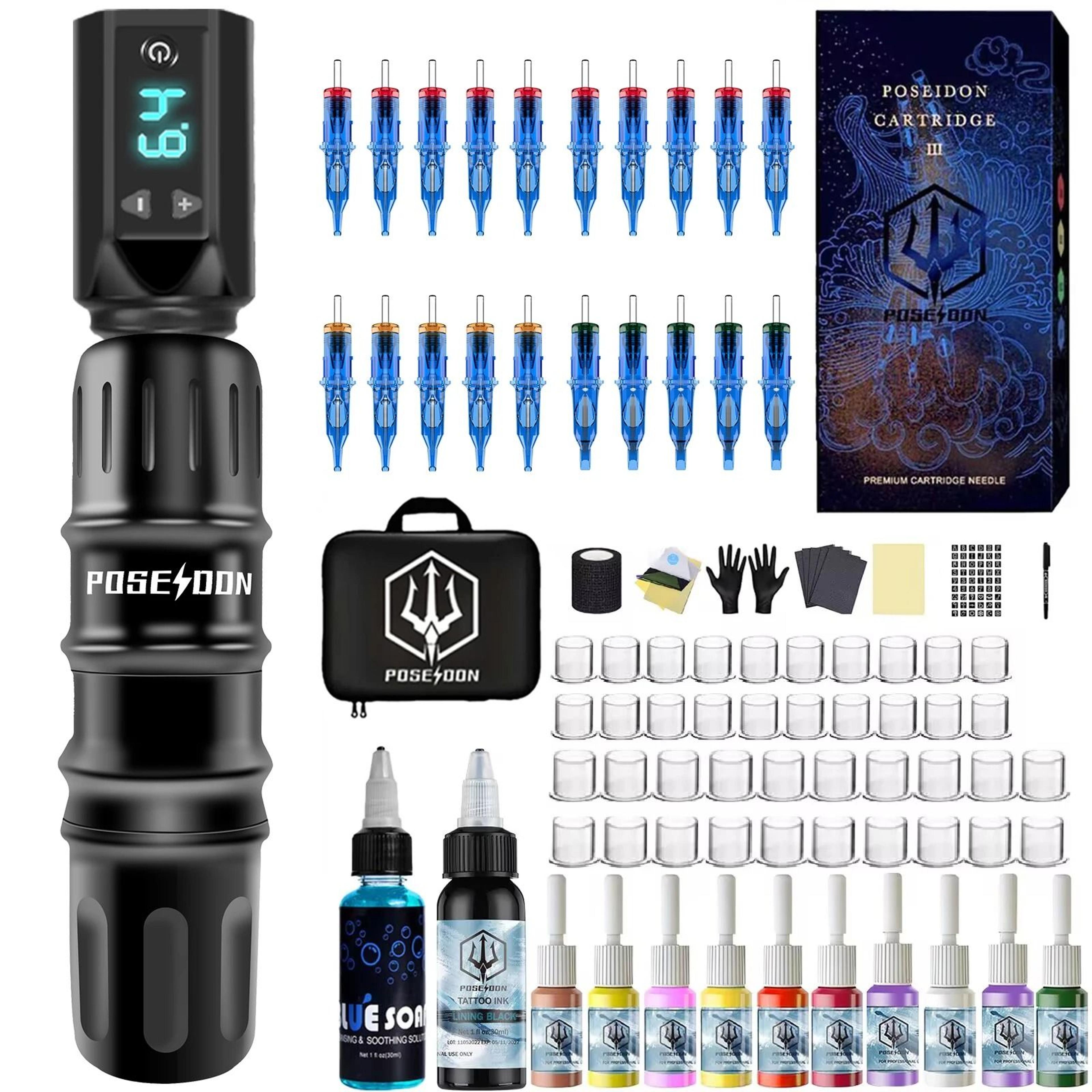 wireless tattoo pen kit with high power for permanent makeup and professional use