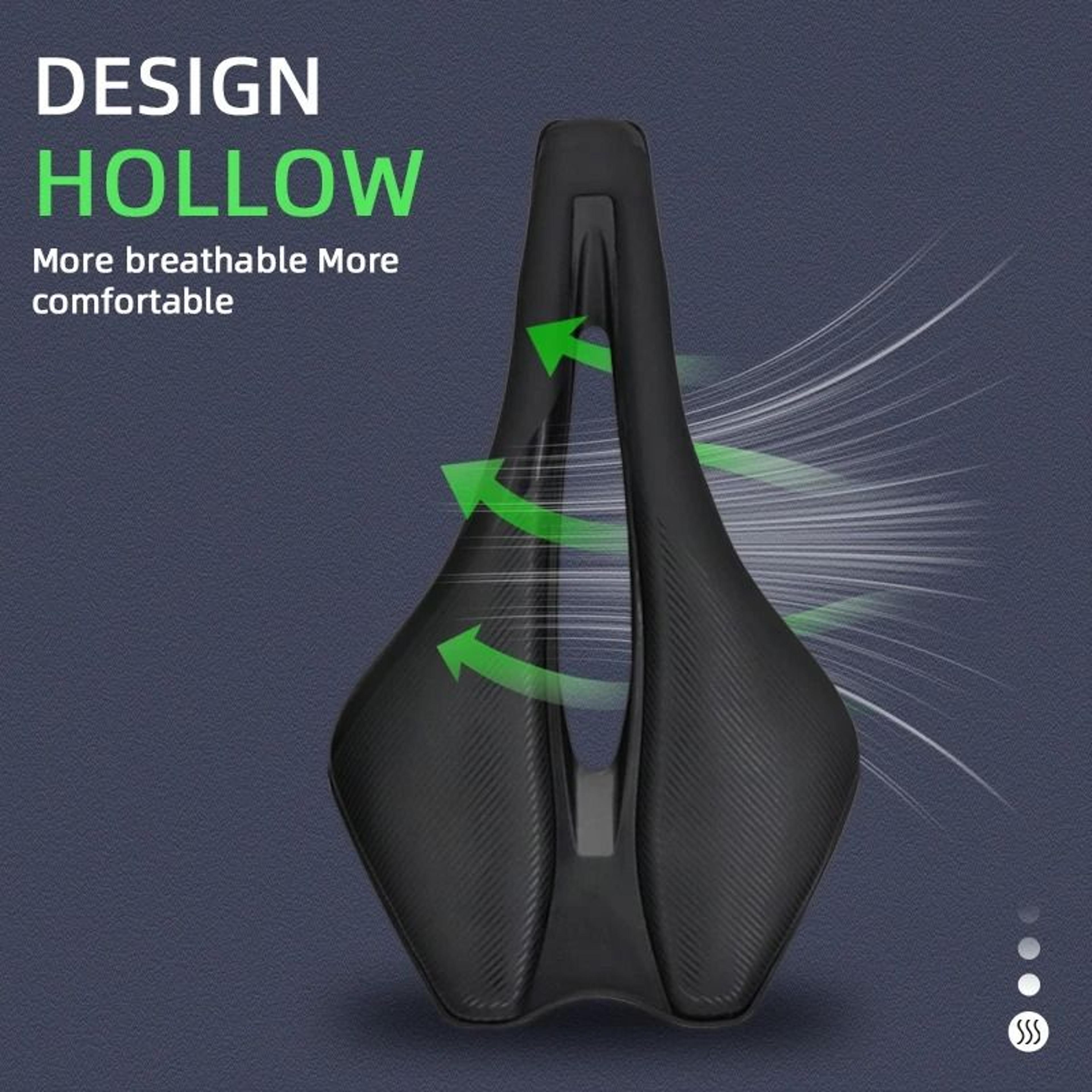 bicycle saddle cushion for road and mountain bikes breathable soft comfortable seat
