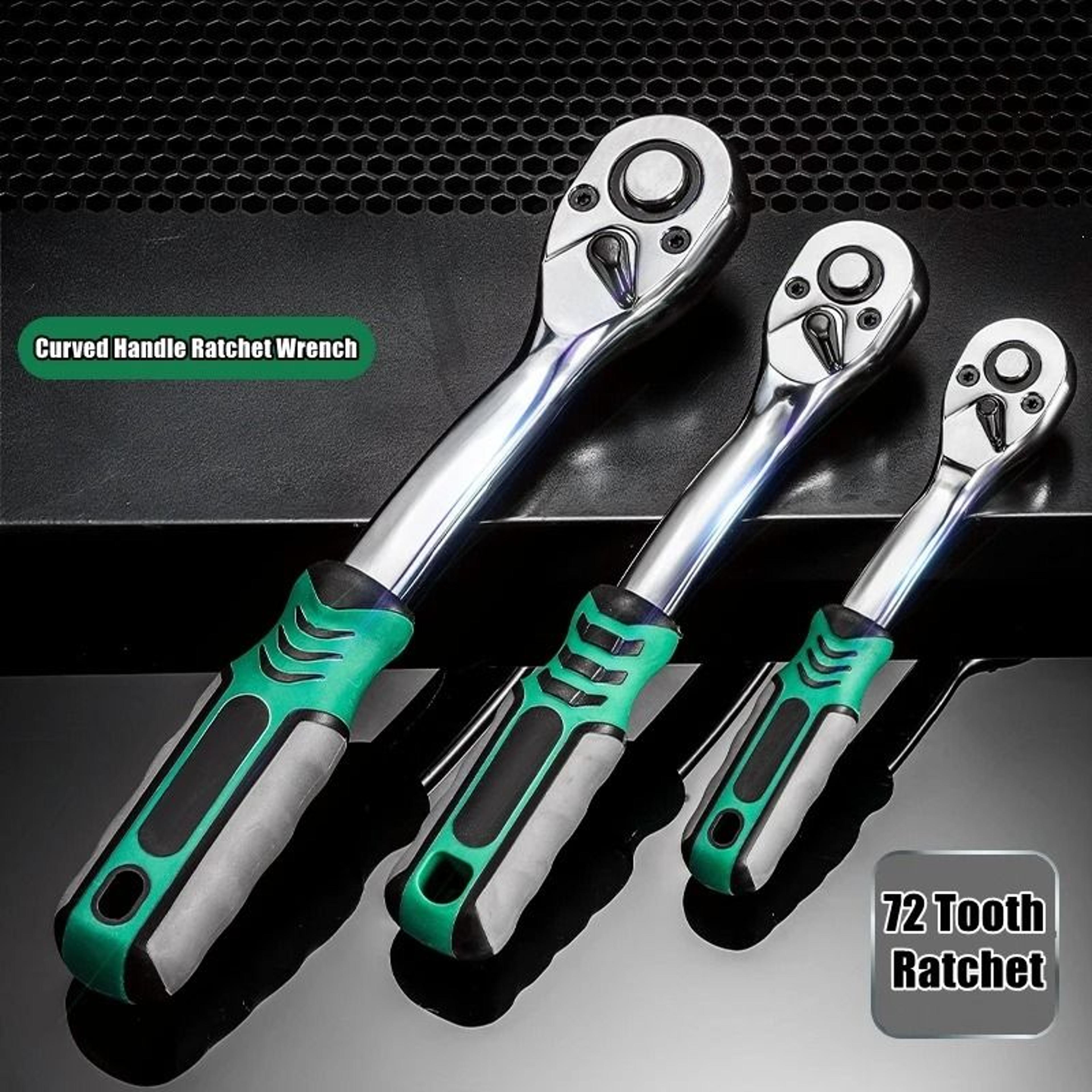 quick ratchet wrench set for vehicle and bicycle repair