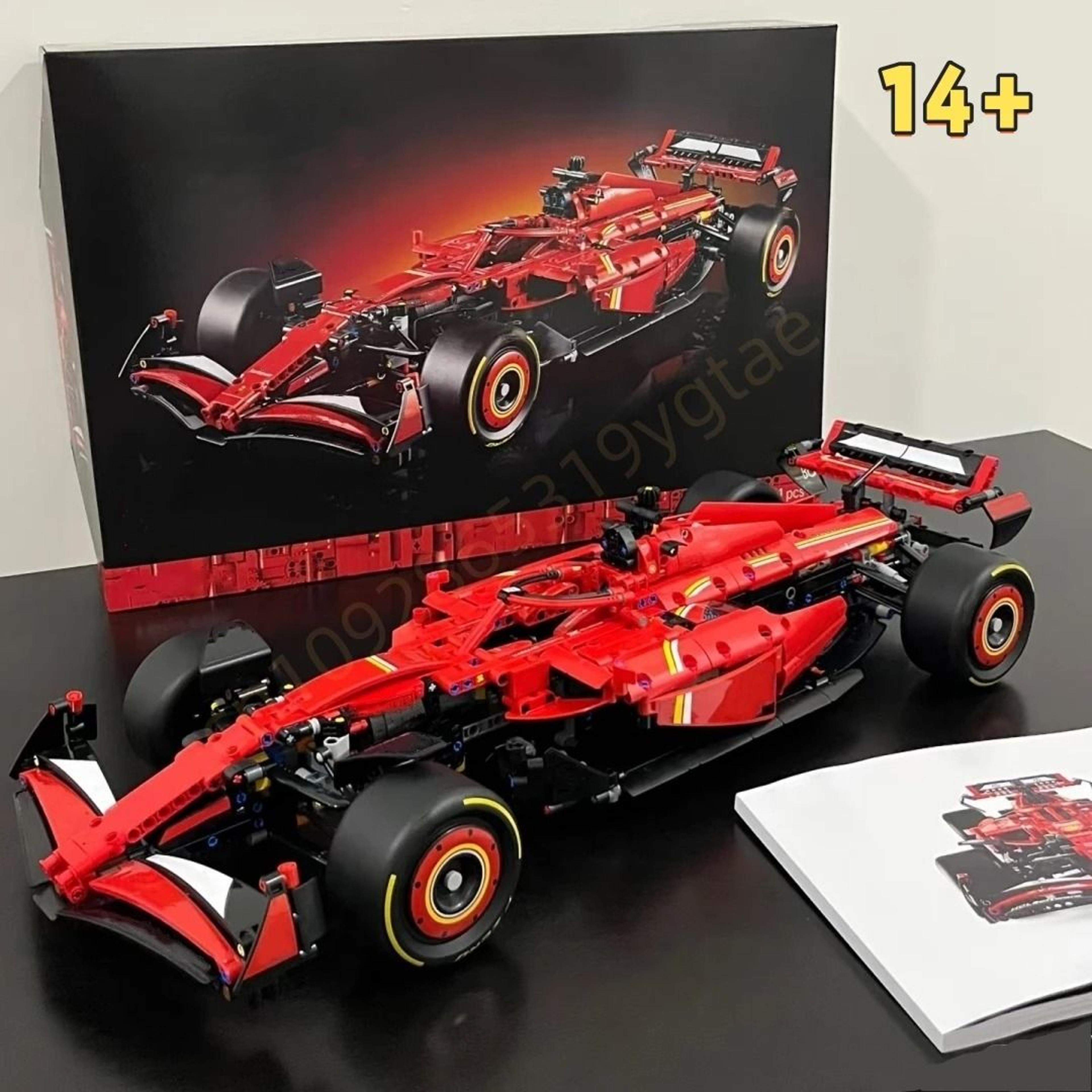 racing car building block set 1361pcs mechanical assembly model toy