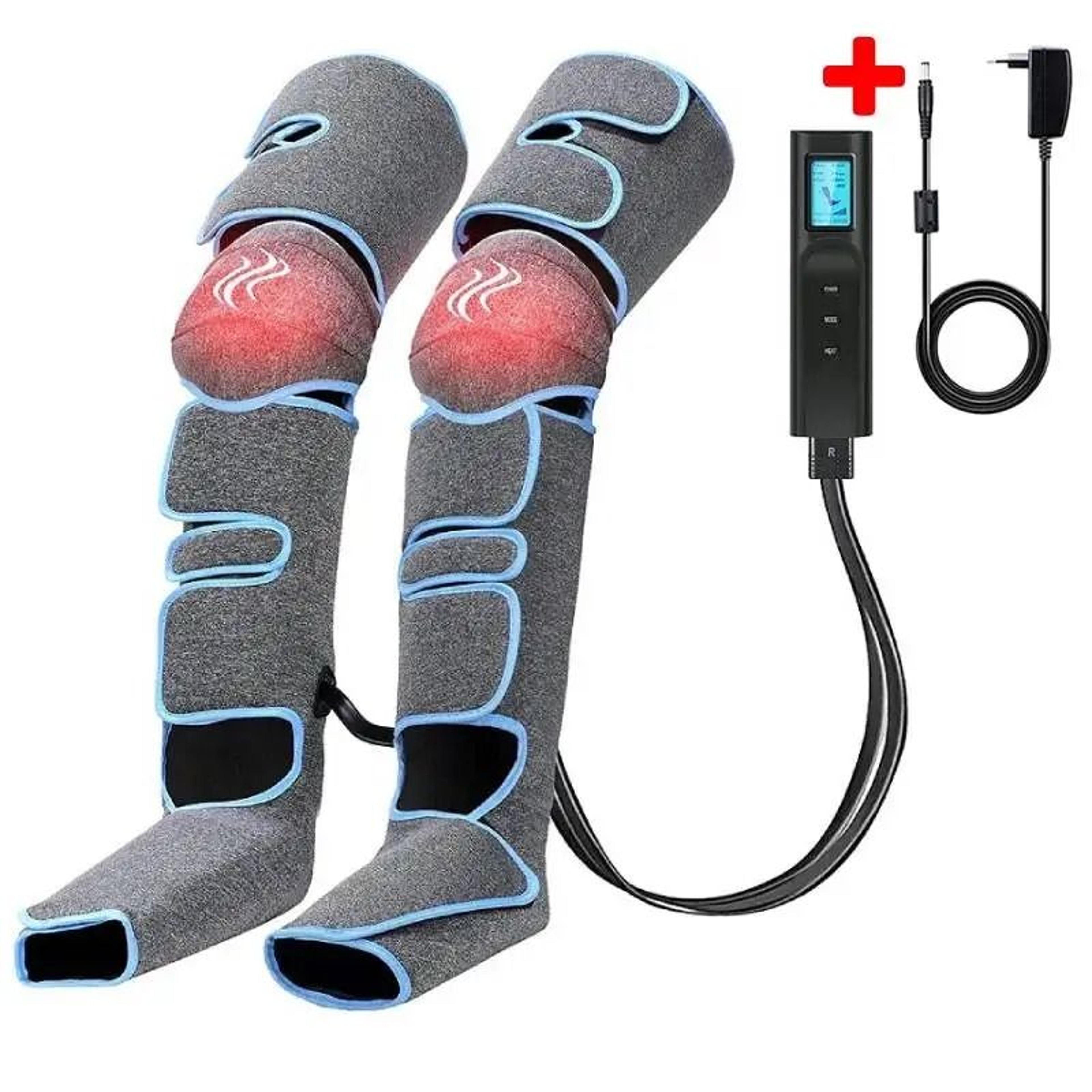air pressure leg massager with heat and cordless design