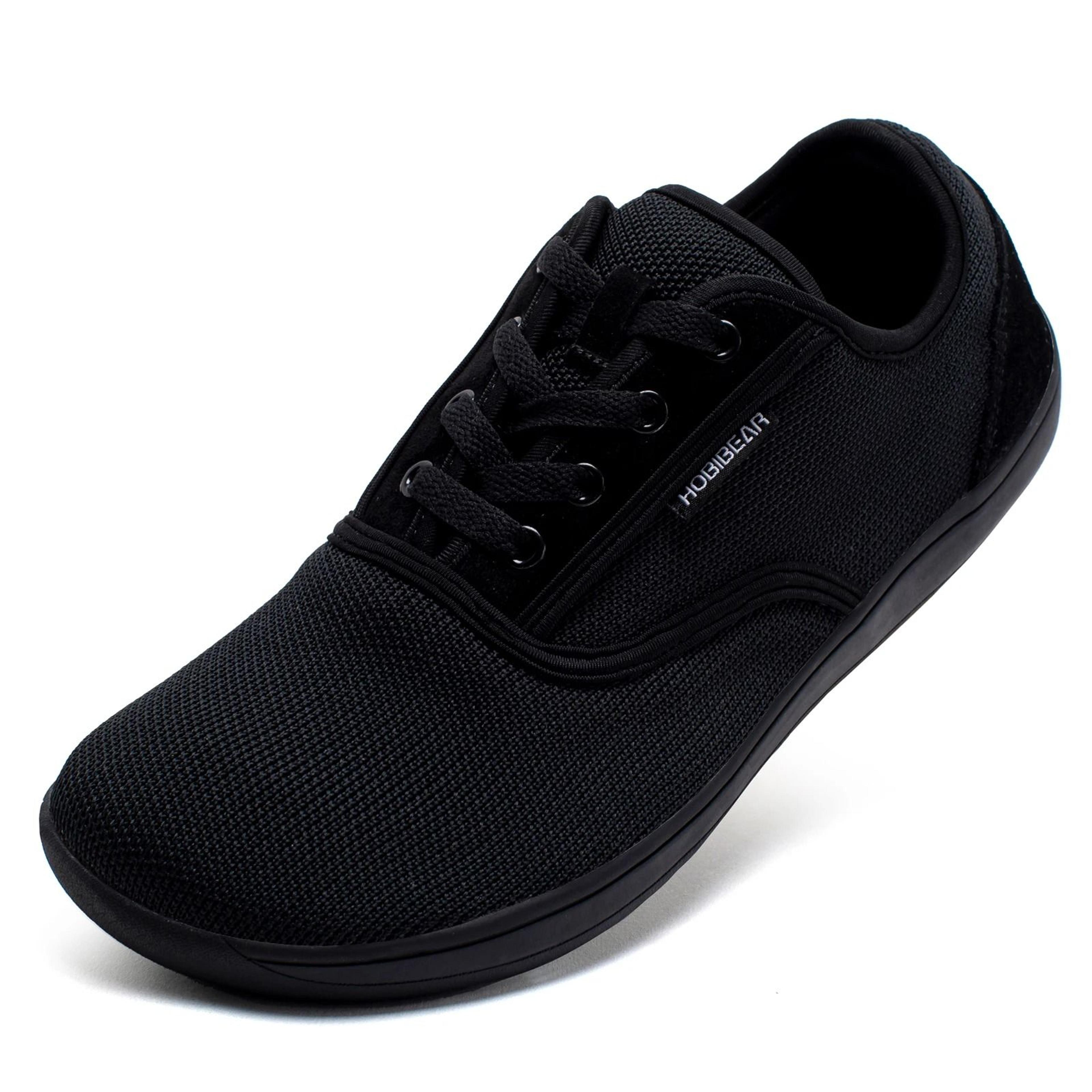 wide toe box barefoot shoes for men minimalist breathable trail walking shoes