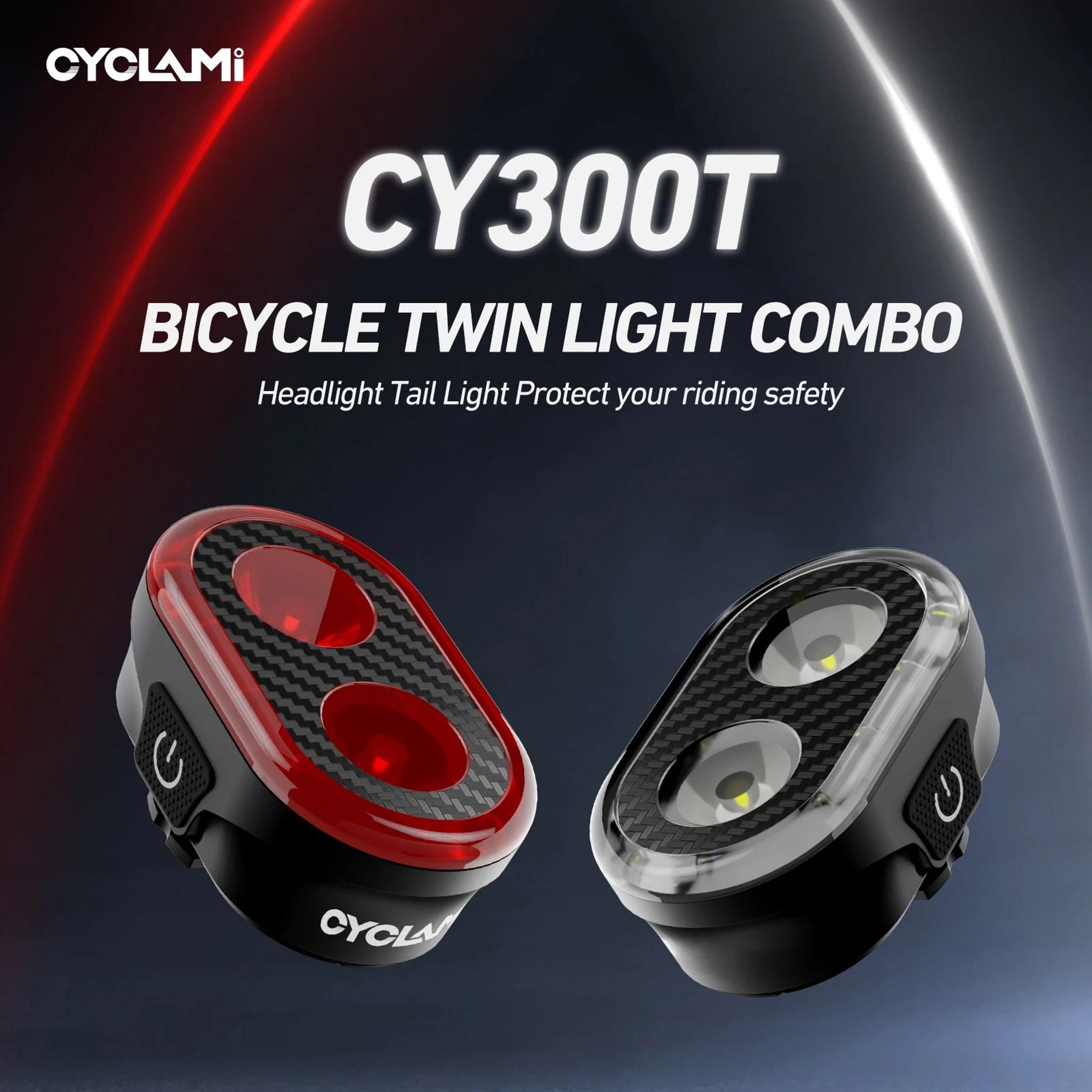 smart bicycle brake sensing front and rear light waterproof cycling accessory
