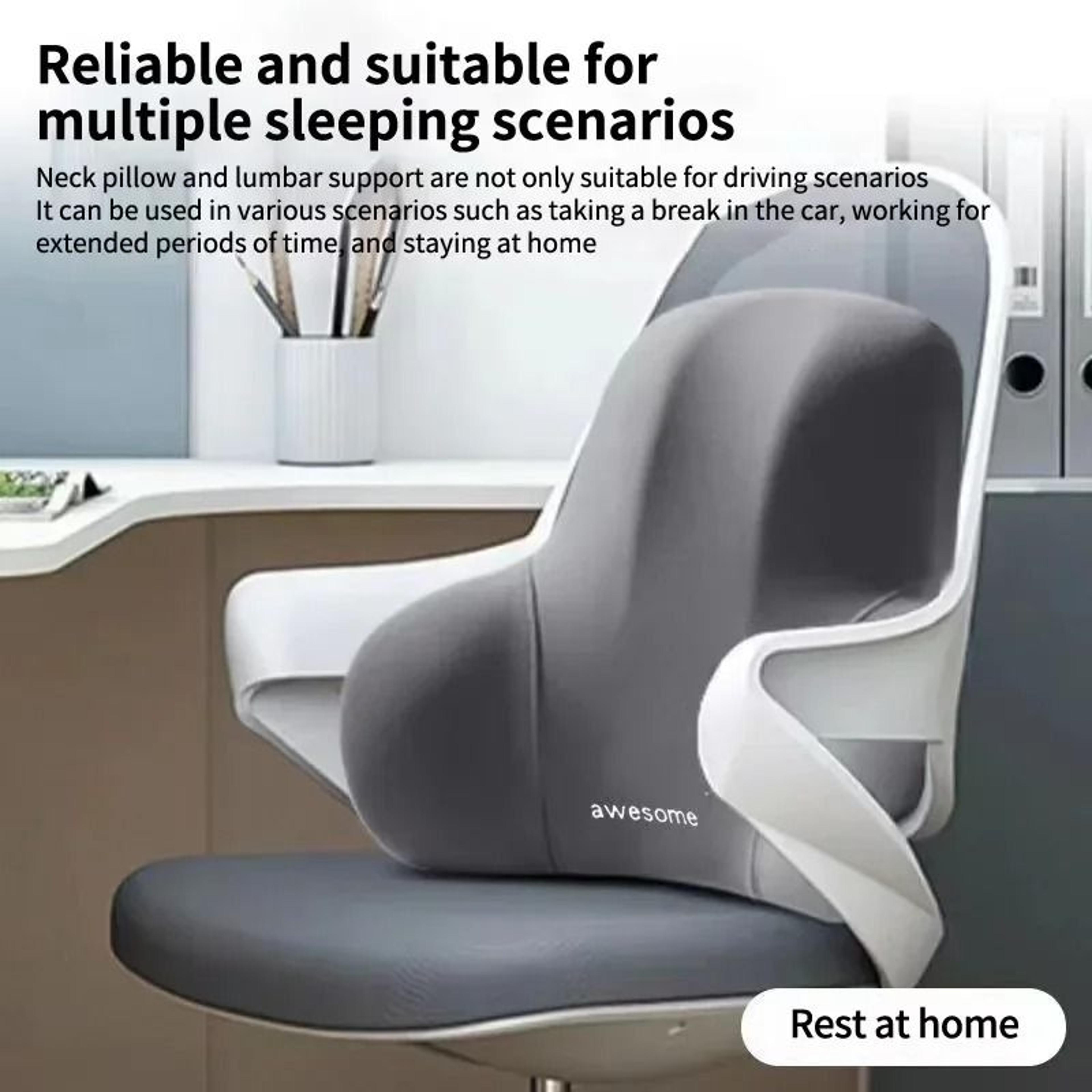 memory foam lumbar back cushion
