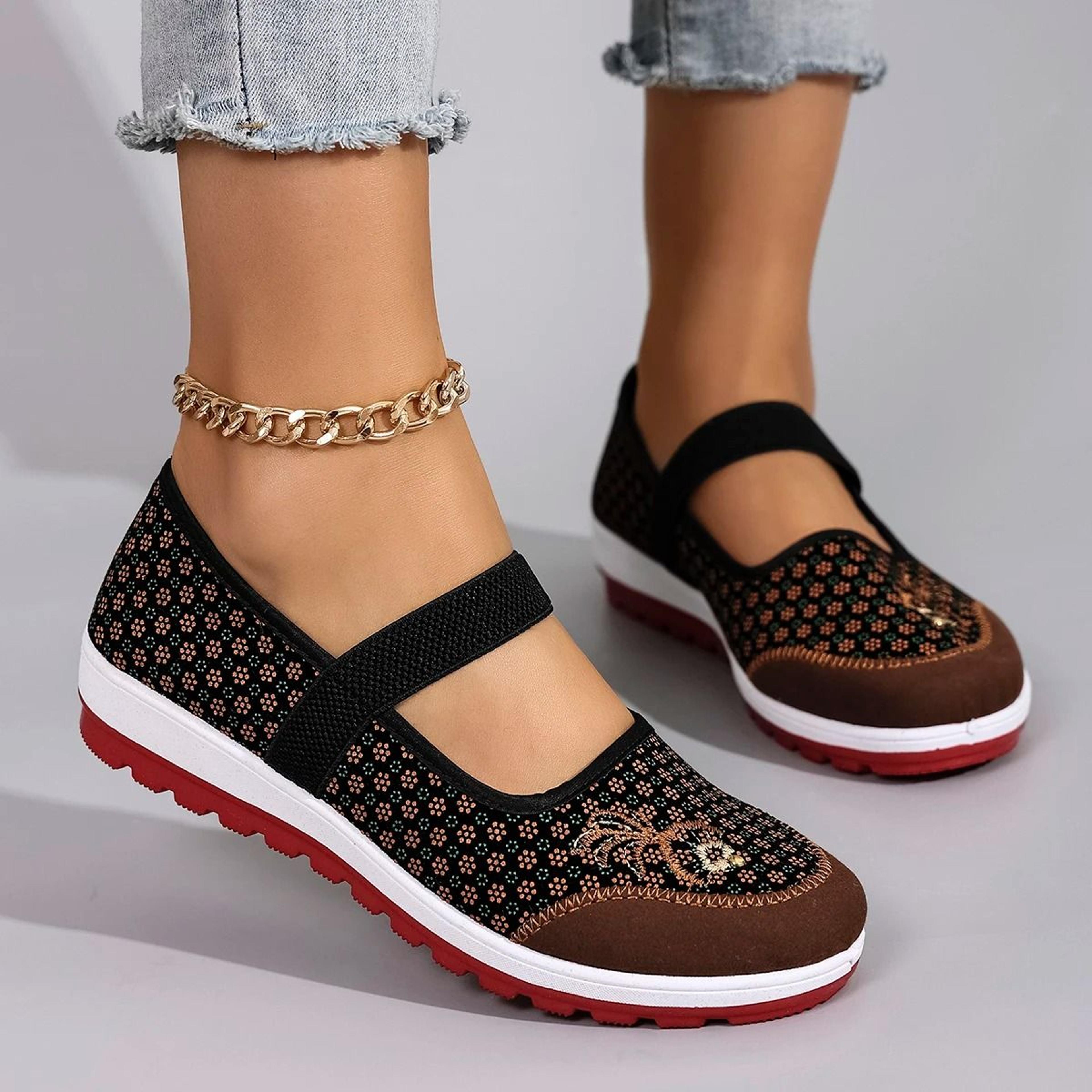 womens comfortable casual slip-on shoes with soft soles