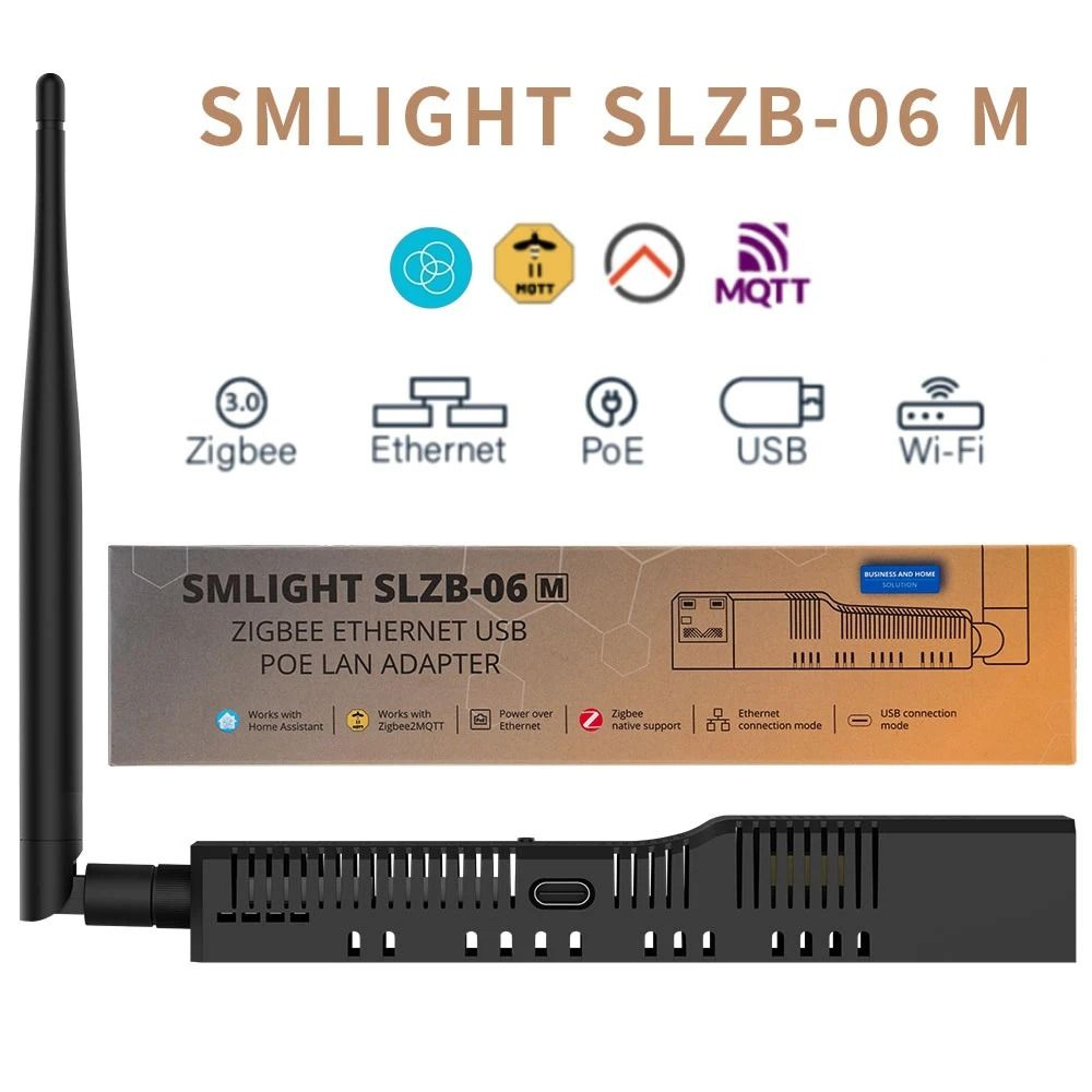 zigbee 3.0 to ethernet usb and wifi adapter with poe support