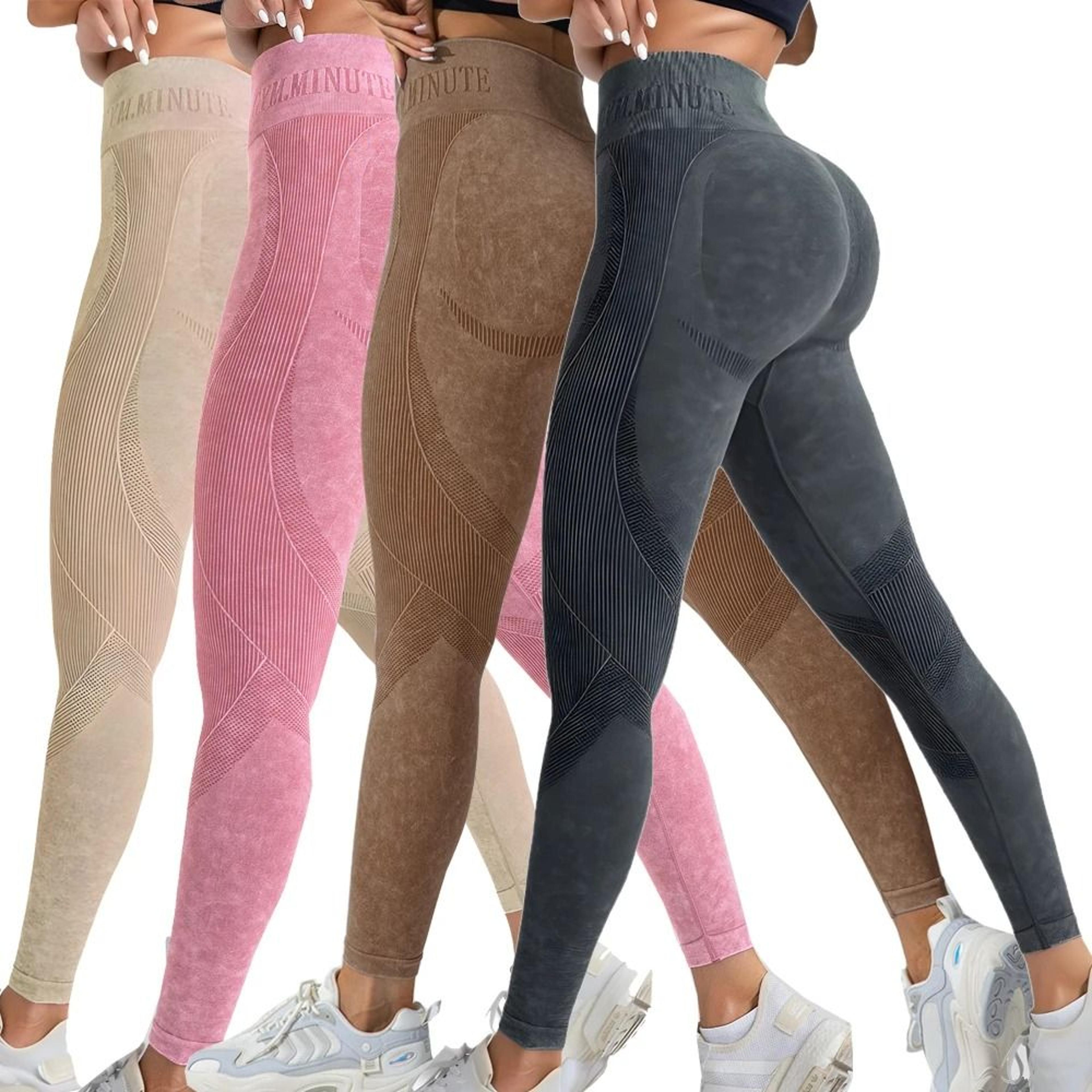 seamless high waist fitness leggings with hip lift support