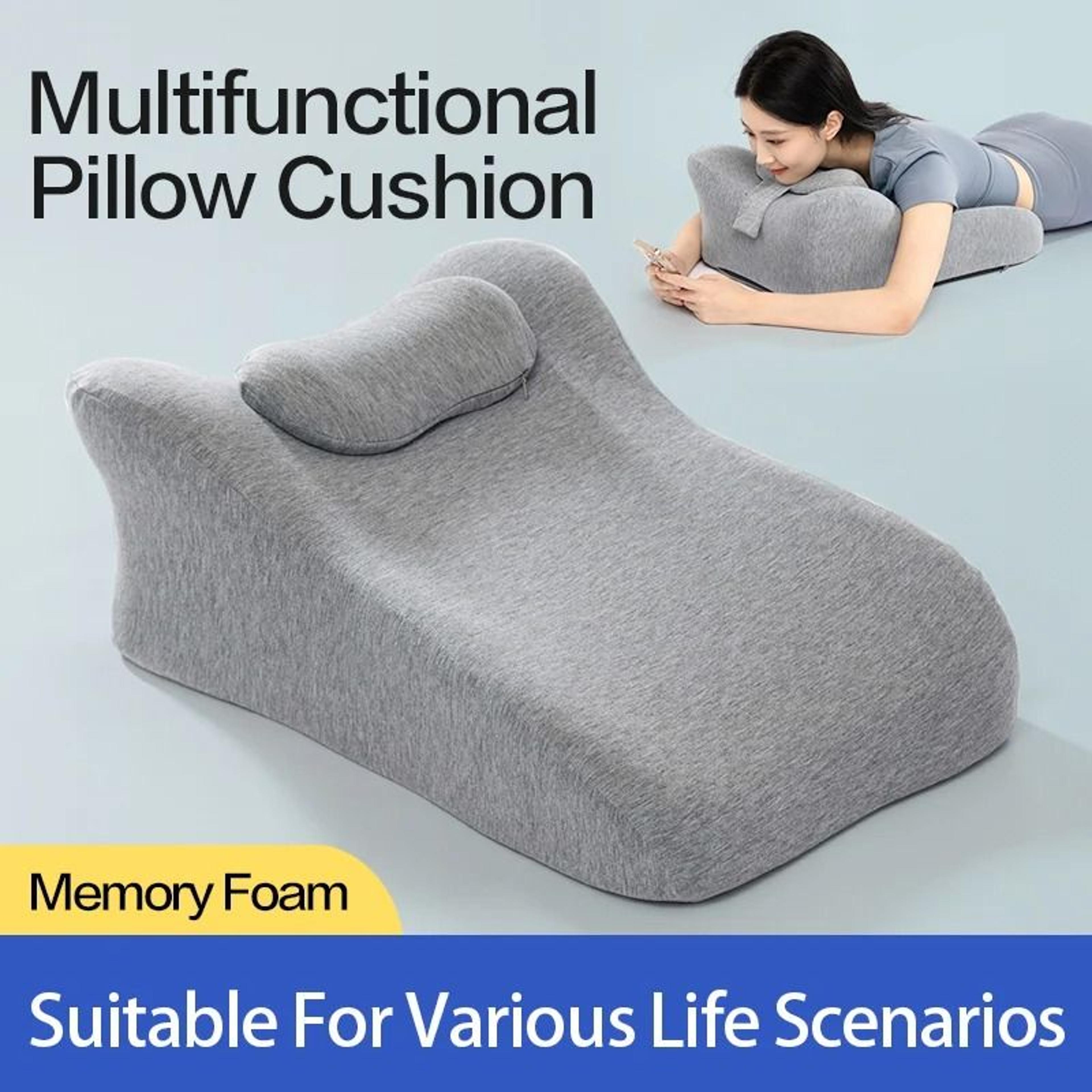 multifunctional prone position sleeping pillow with arm support cushion