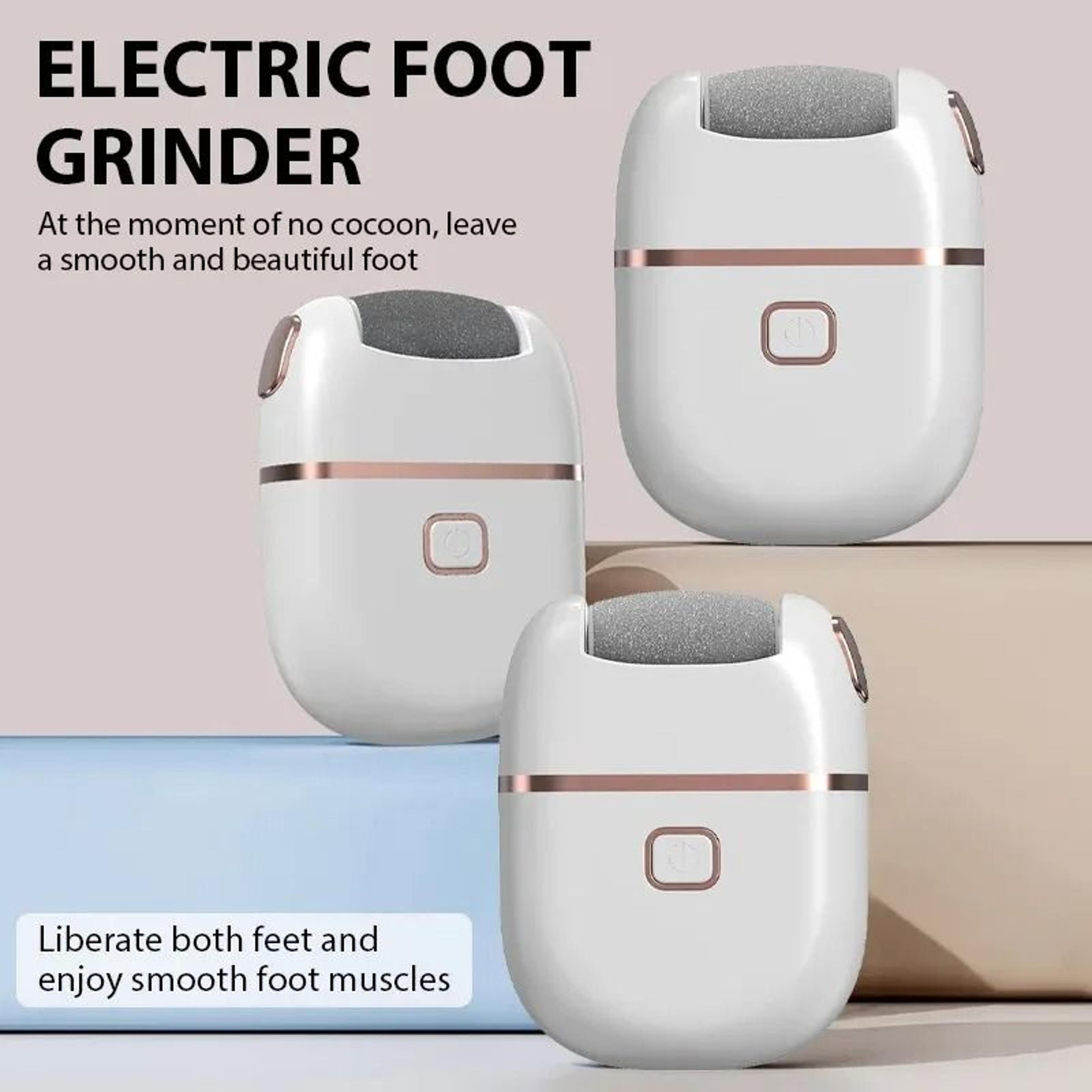 rechargeable electric foot grinder dead skin remover and callus scrubber