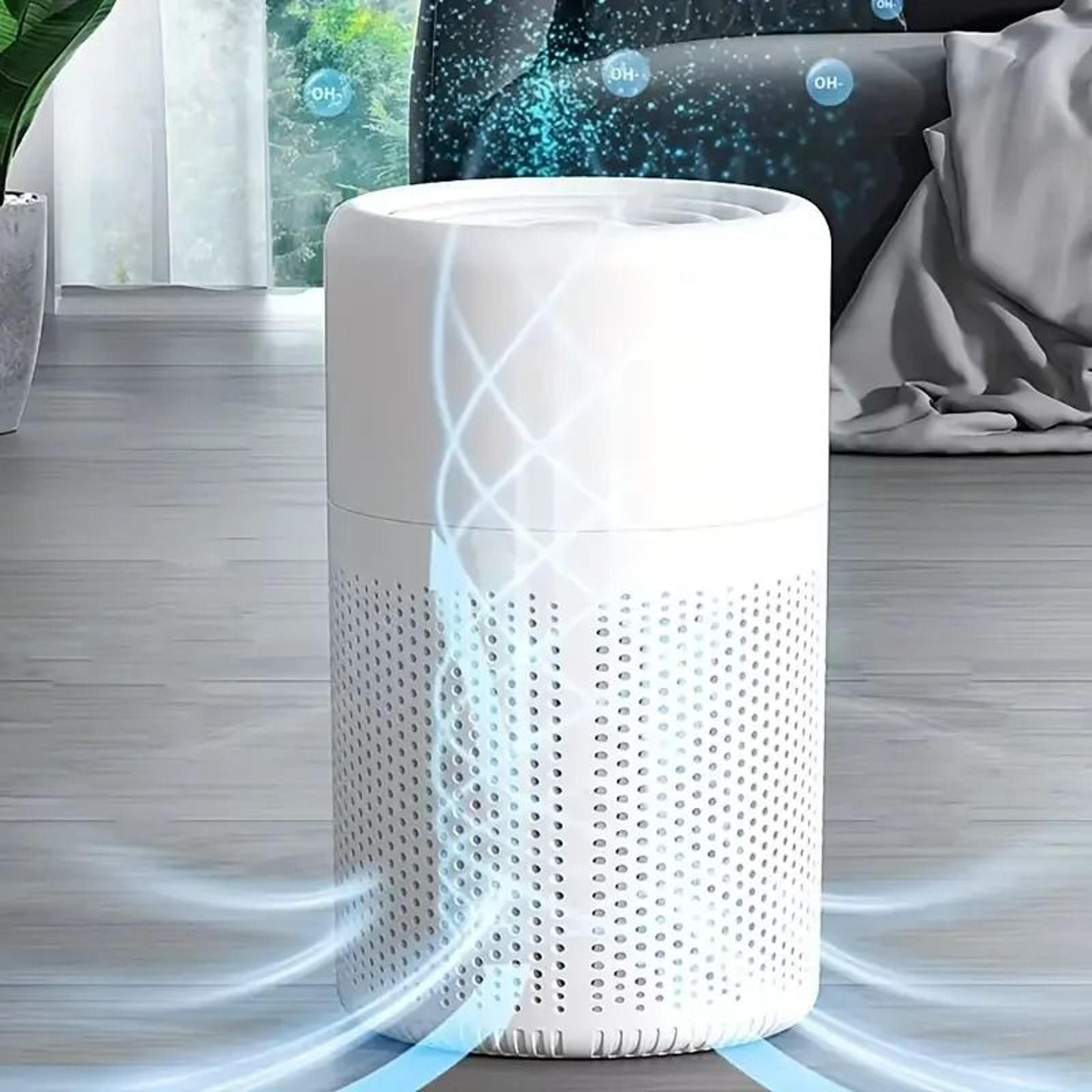 hepa air purifier for home with scented sponge deodorizing filter