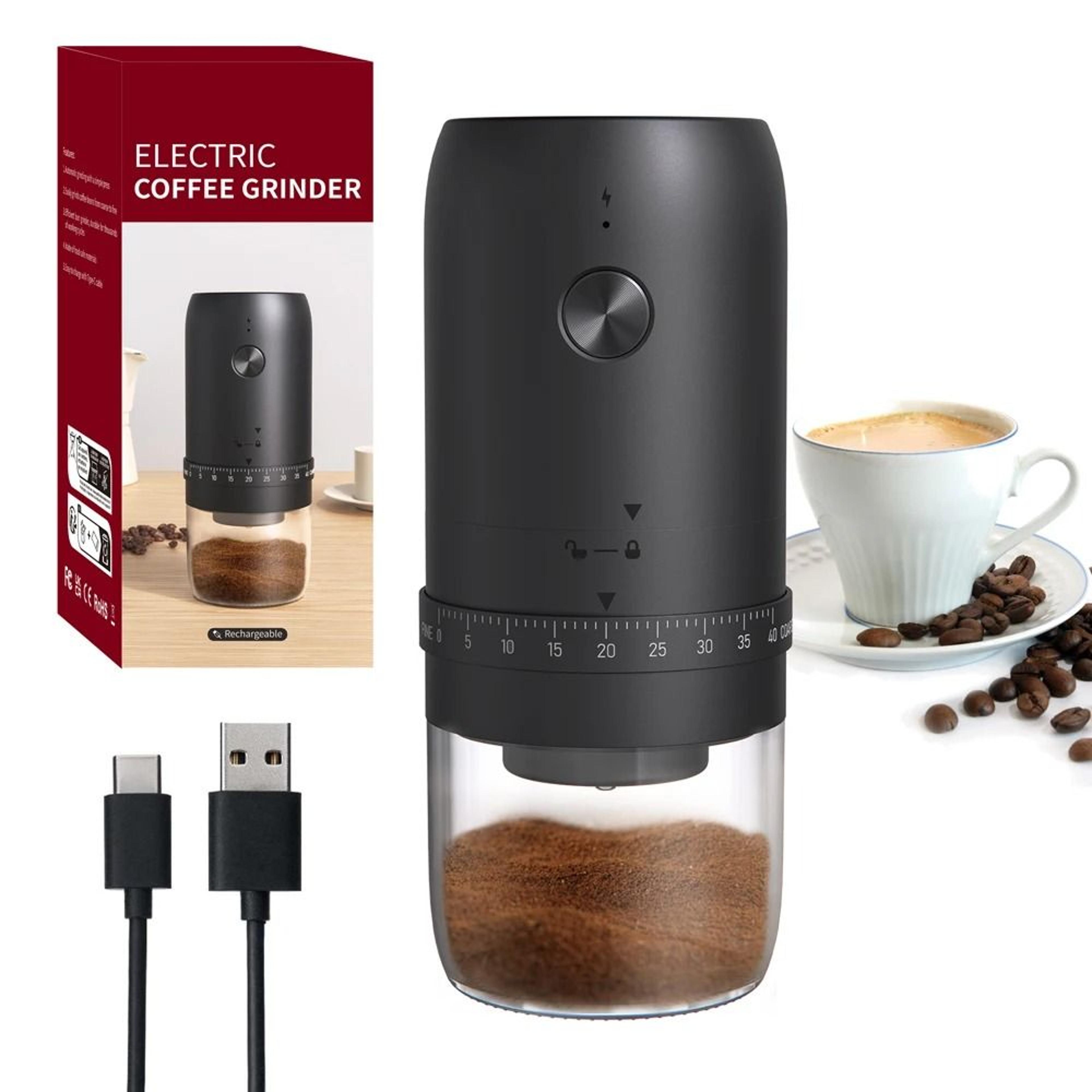 portable usb electric coffee bean grinder