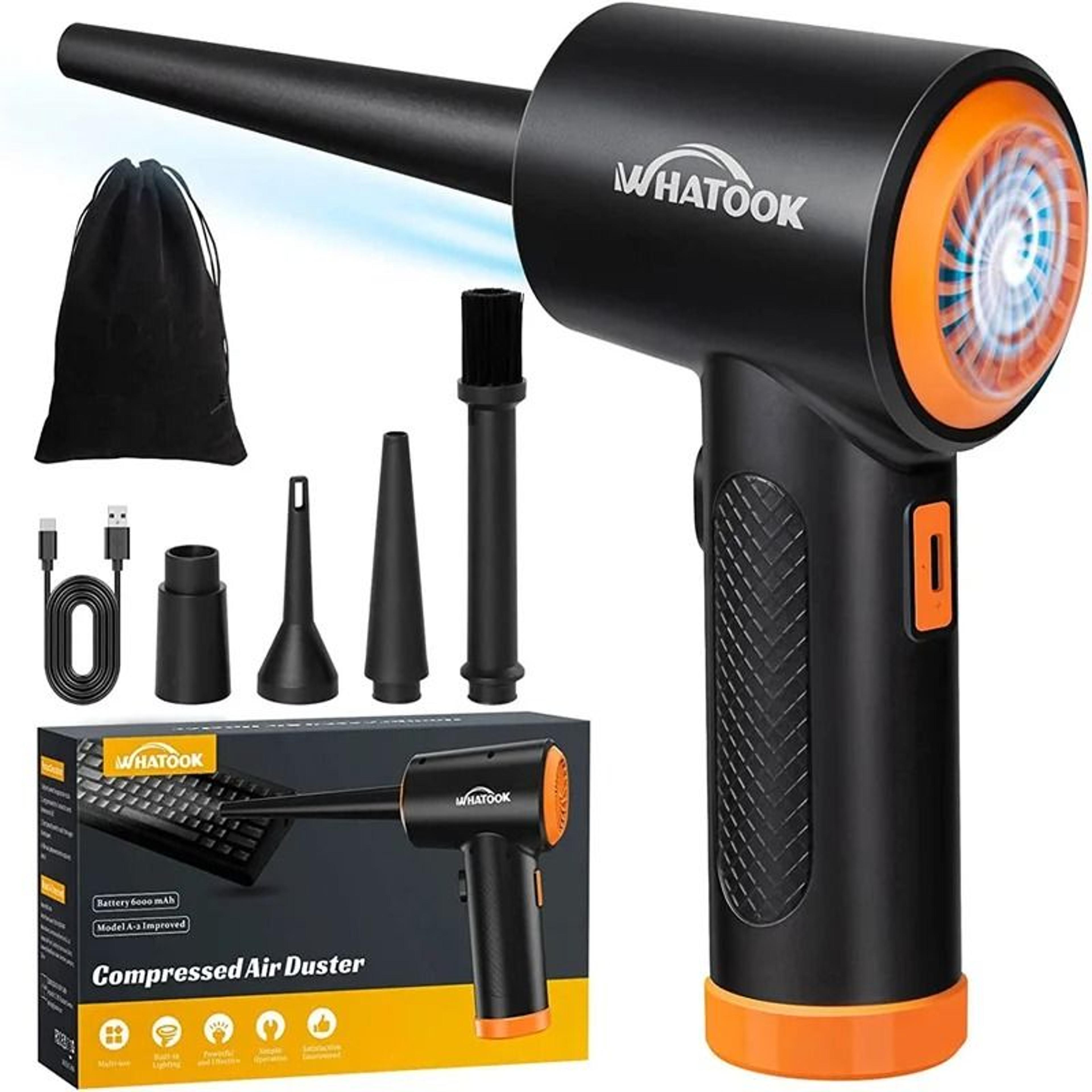 cordless 3 speed air duster 60000 rpm