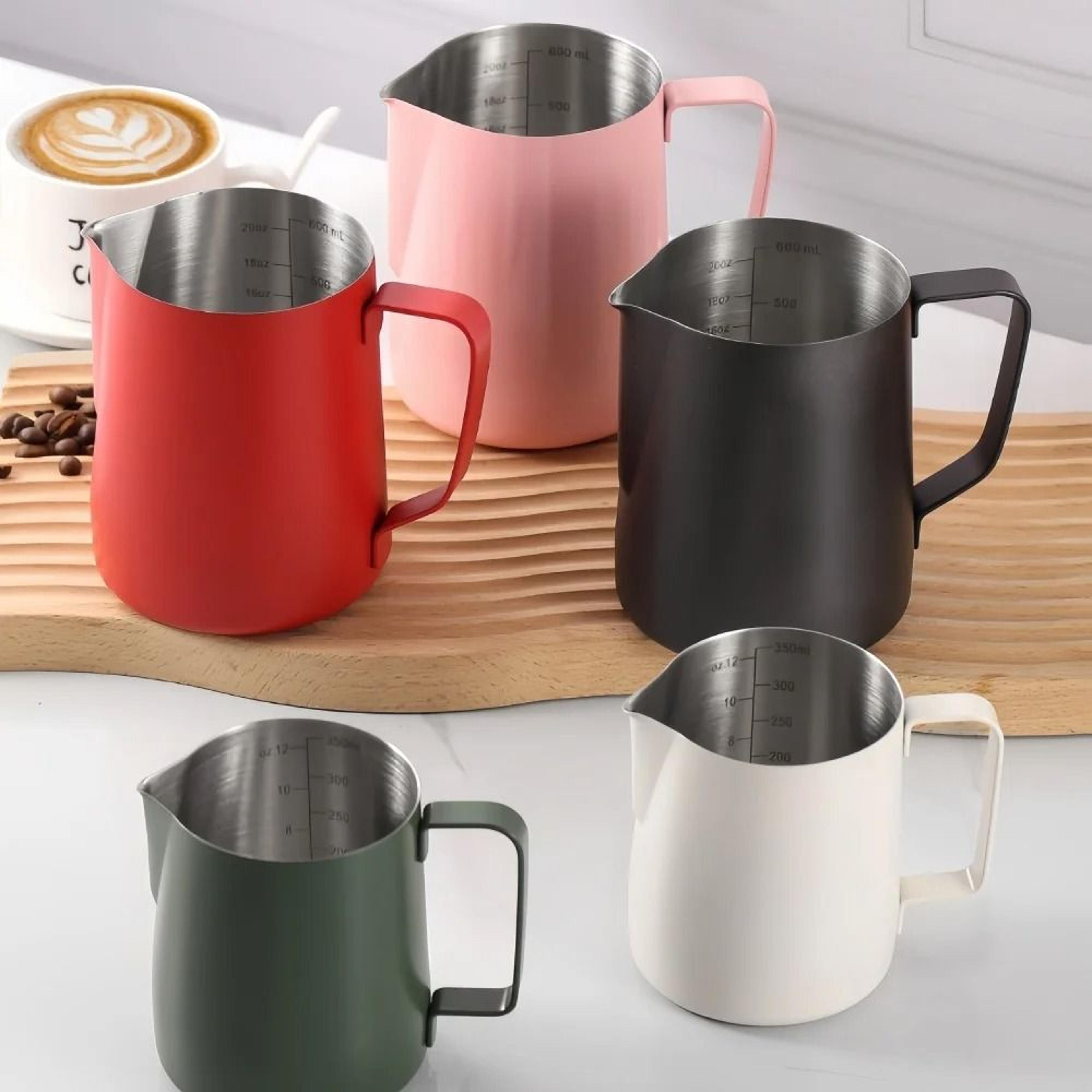 stainless steel coffee milk frothing pitcher