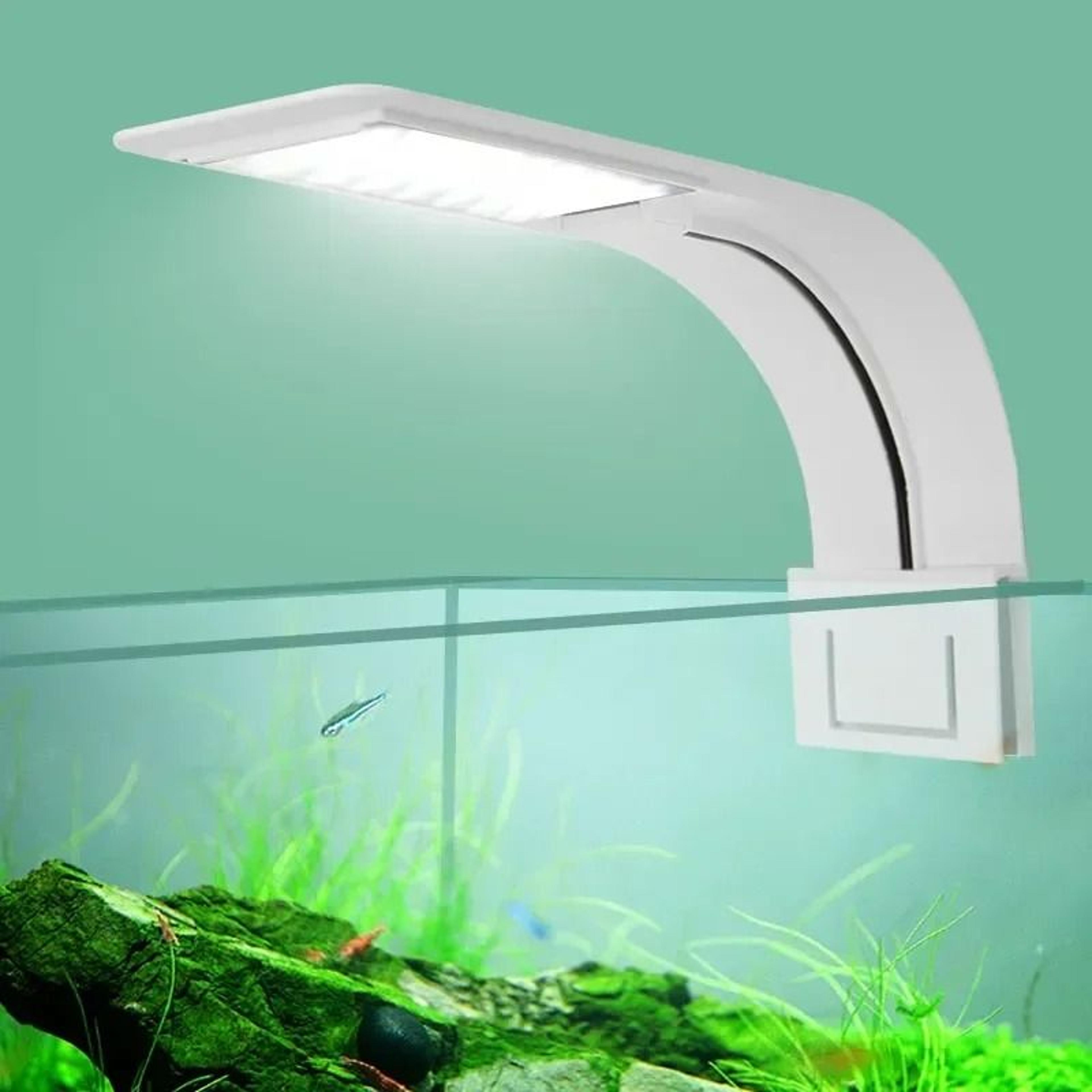 super slim led aquarium light with clip-on design