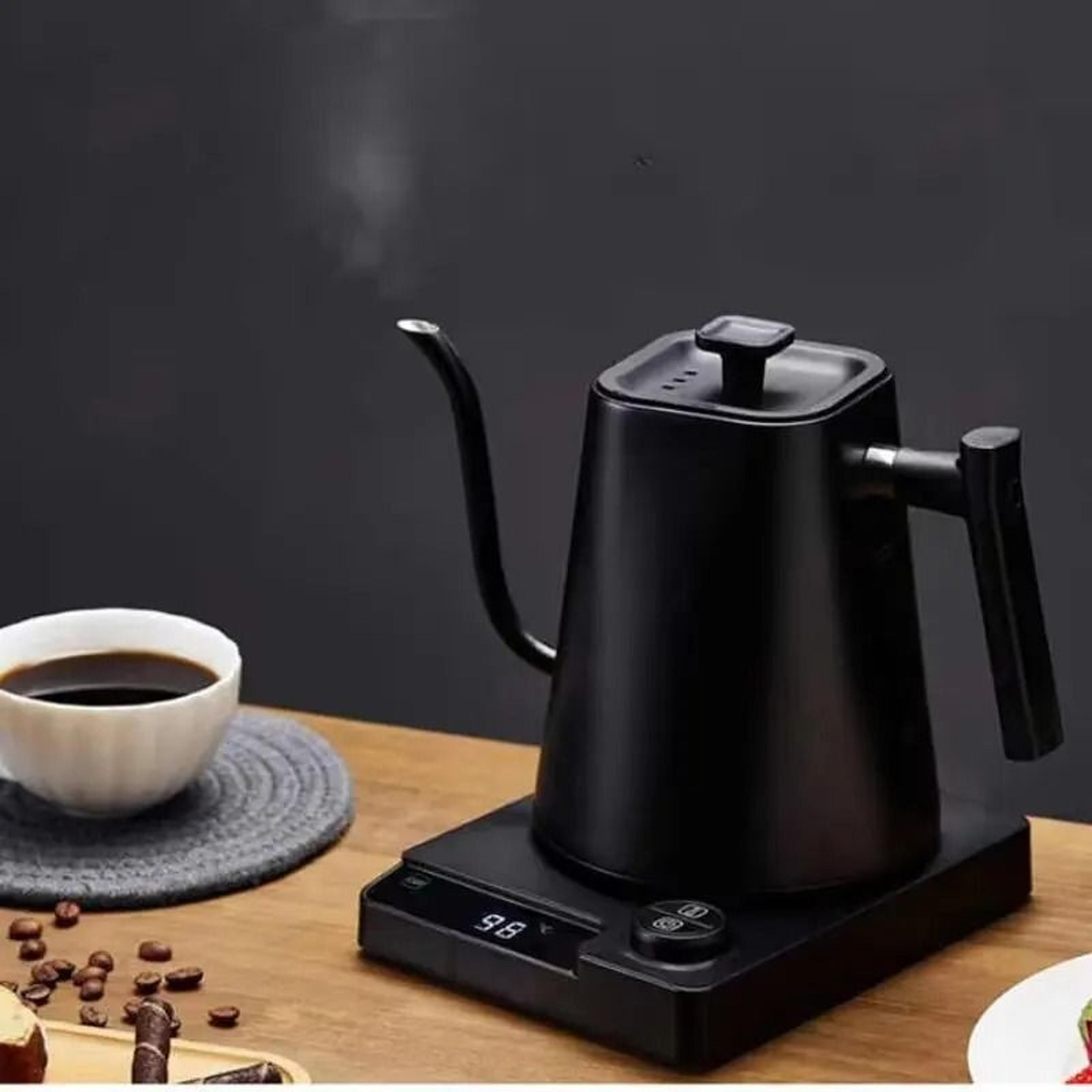 intelligent temperature controlled coffee pot stainless steel