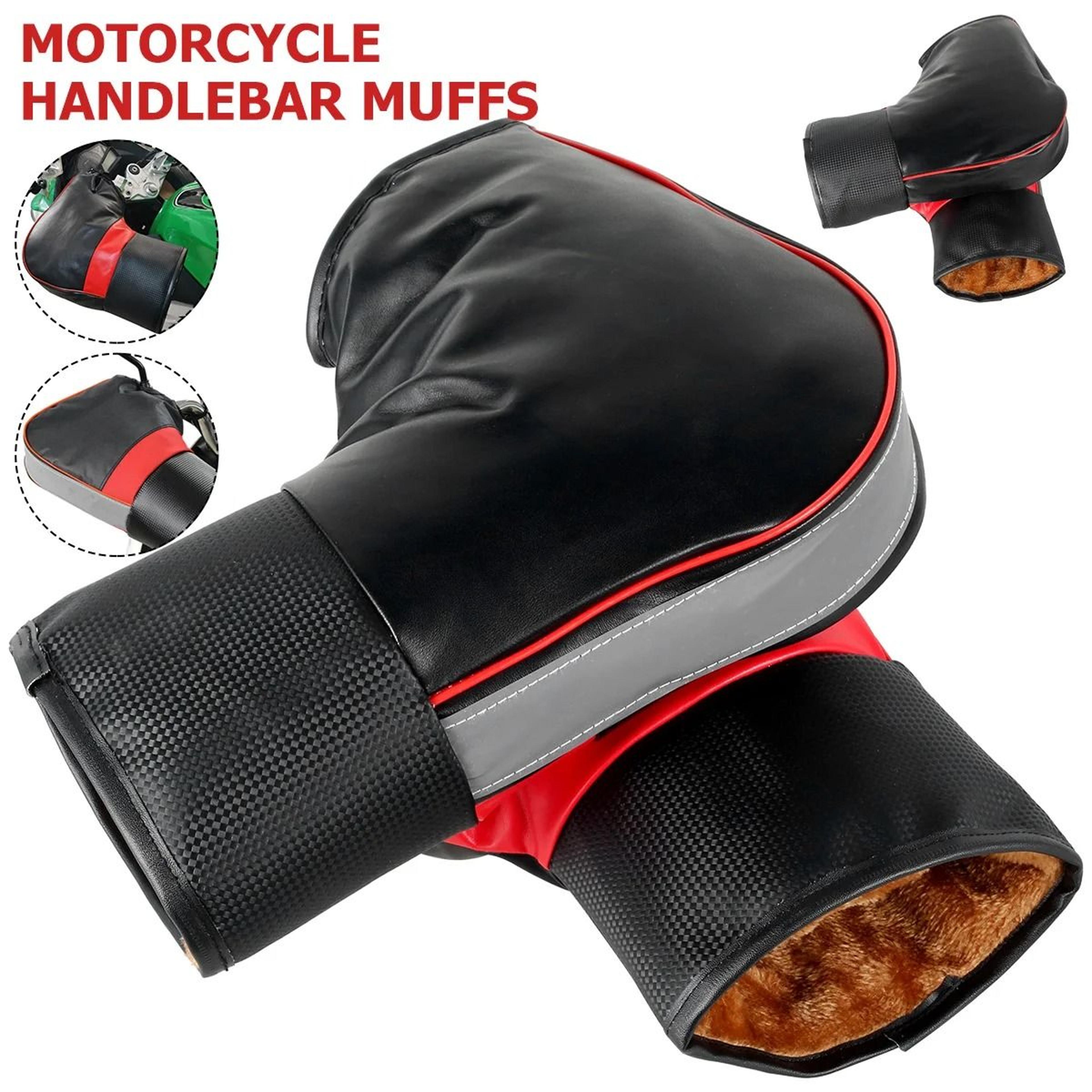 motorcycle handlebar muffs waterproof winter hand warmers