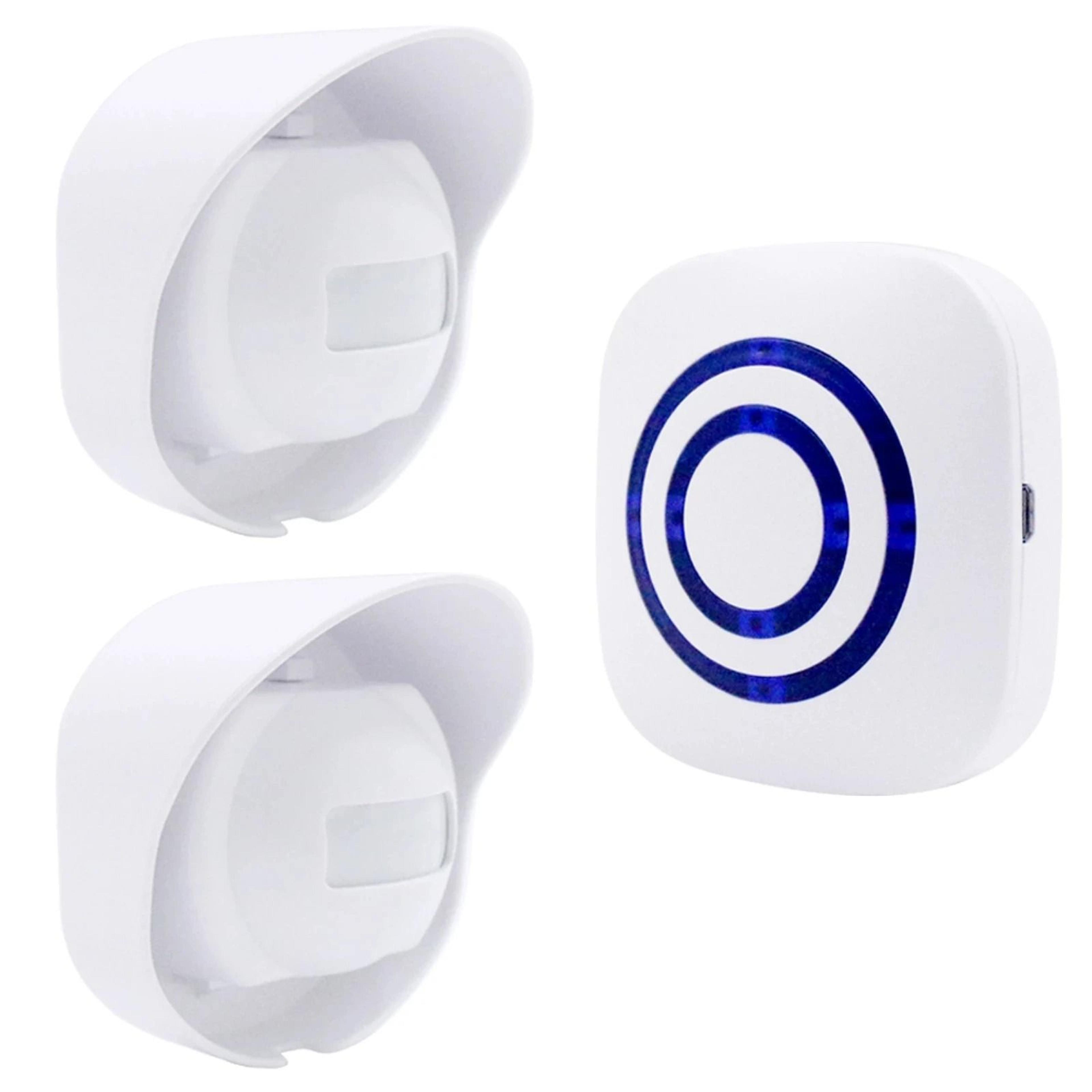 wireless doorbell motion sensor alarm waterproof infrared welcome chime for home and shop