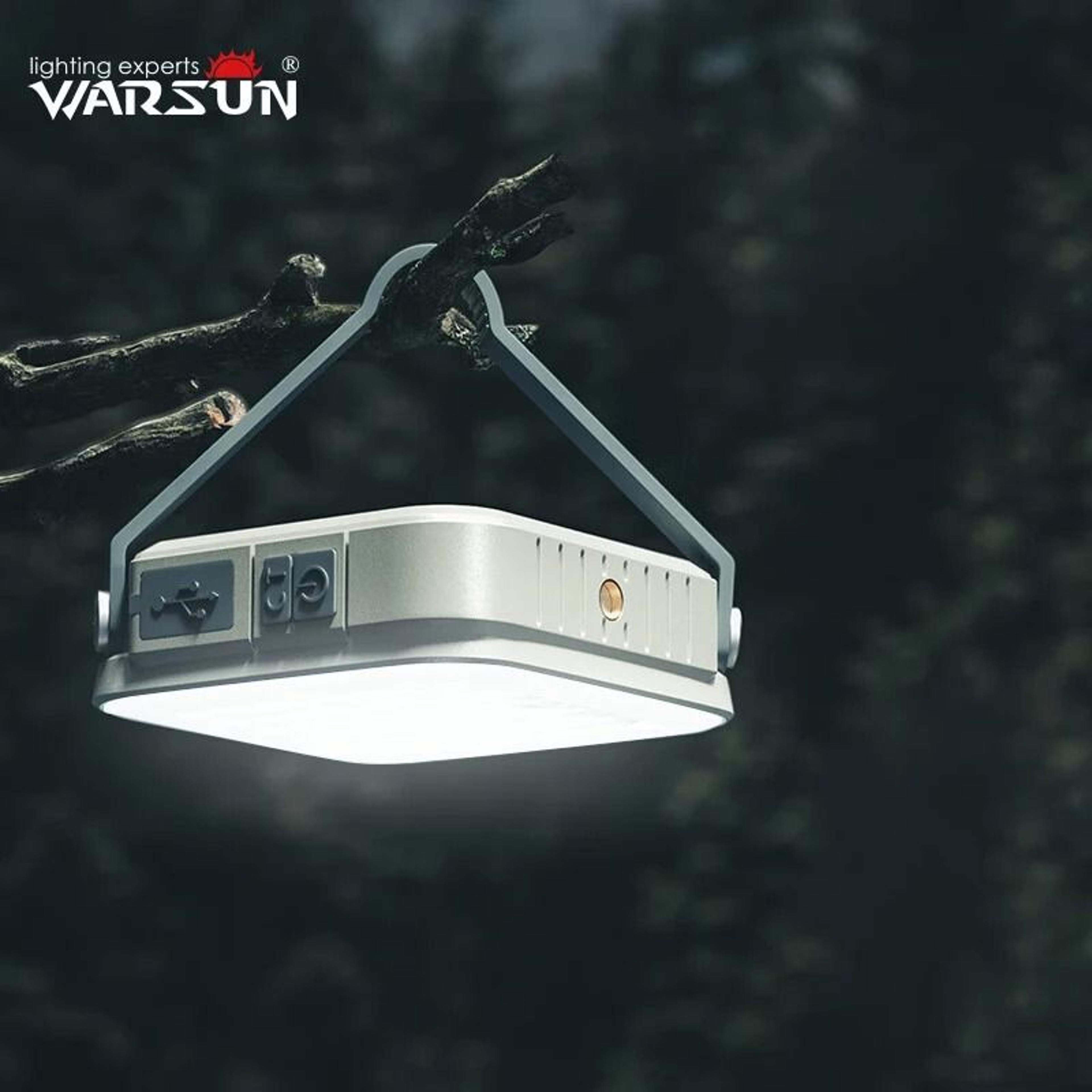 rechargeable camping light portable outdoor hanging lantern with smd led brightness