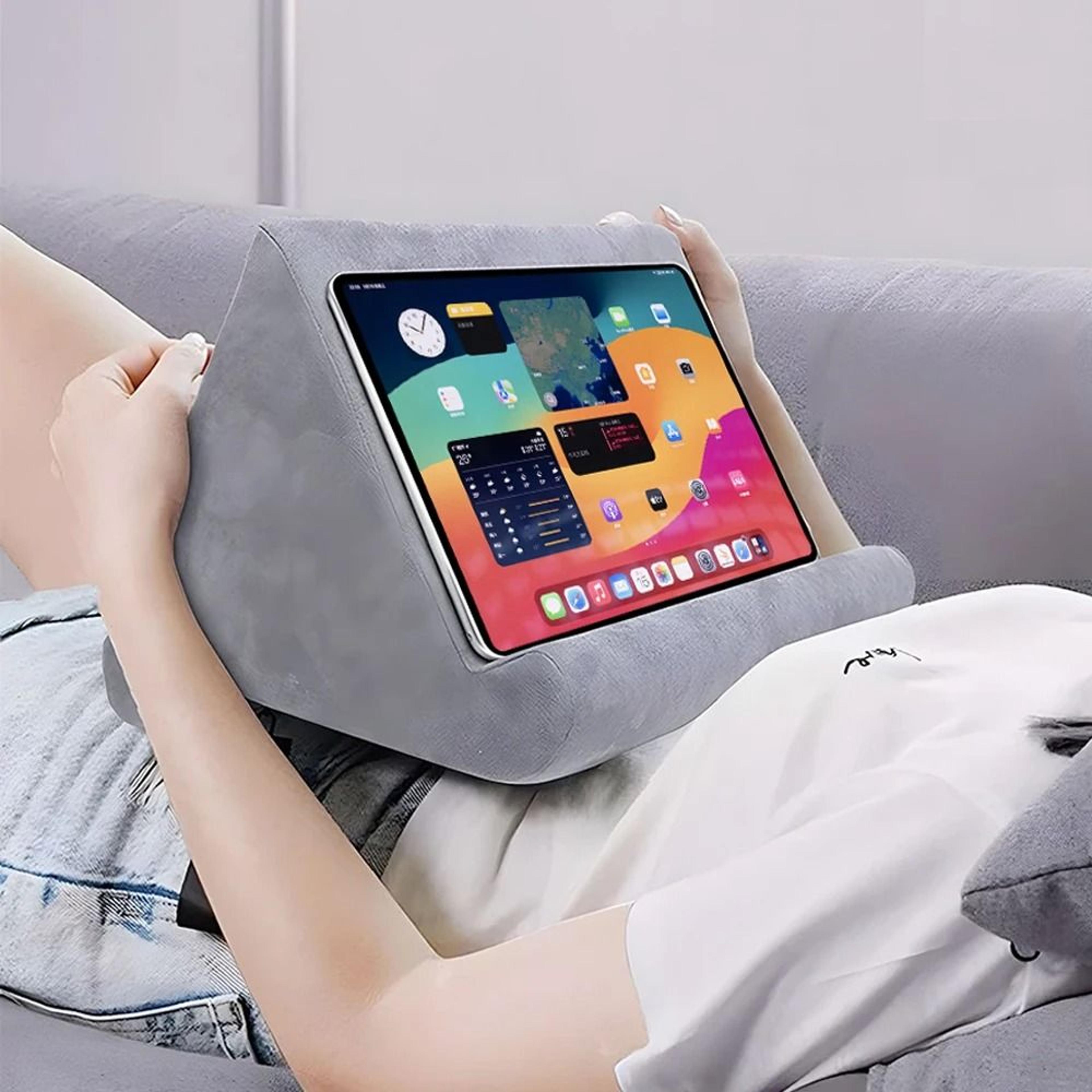 sponge pillow tablet holder for ipad and mobile devices