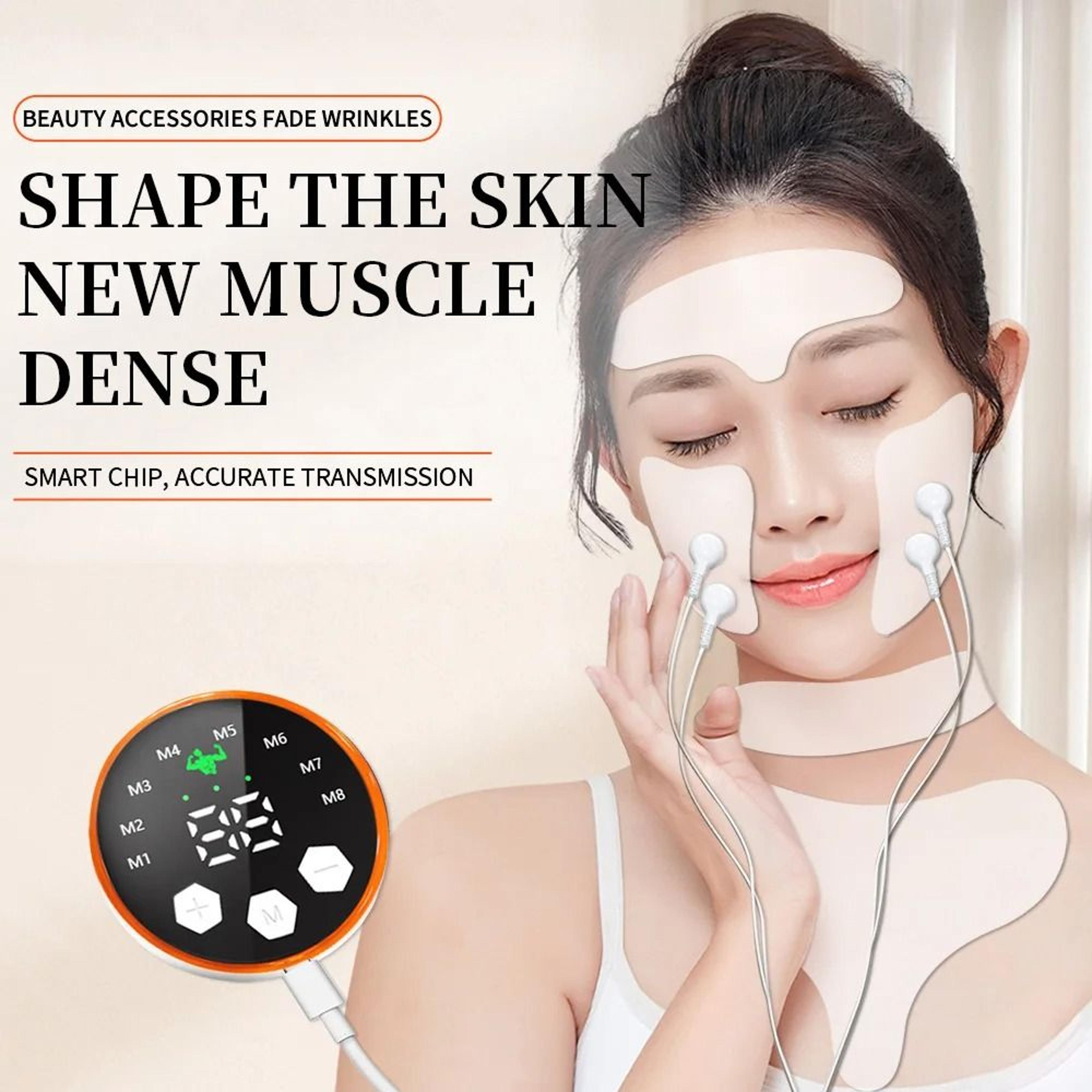ems facial lifting massager muscle stimulator for face and neck skin tightening