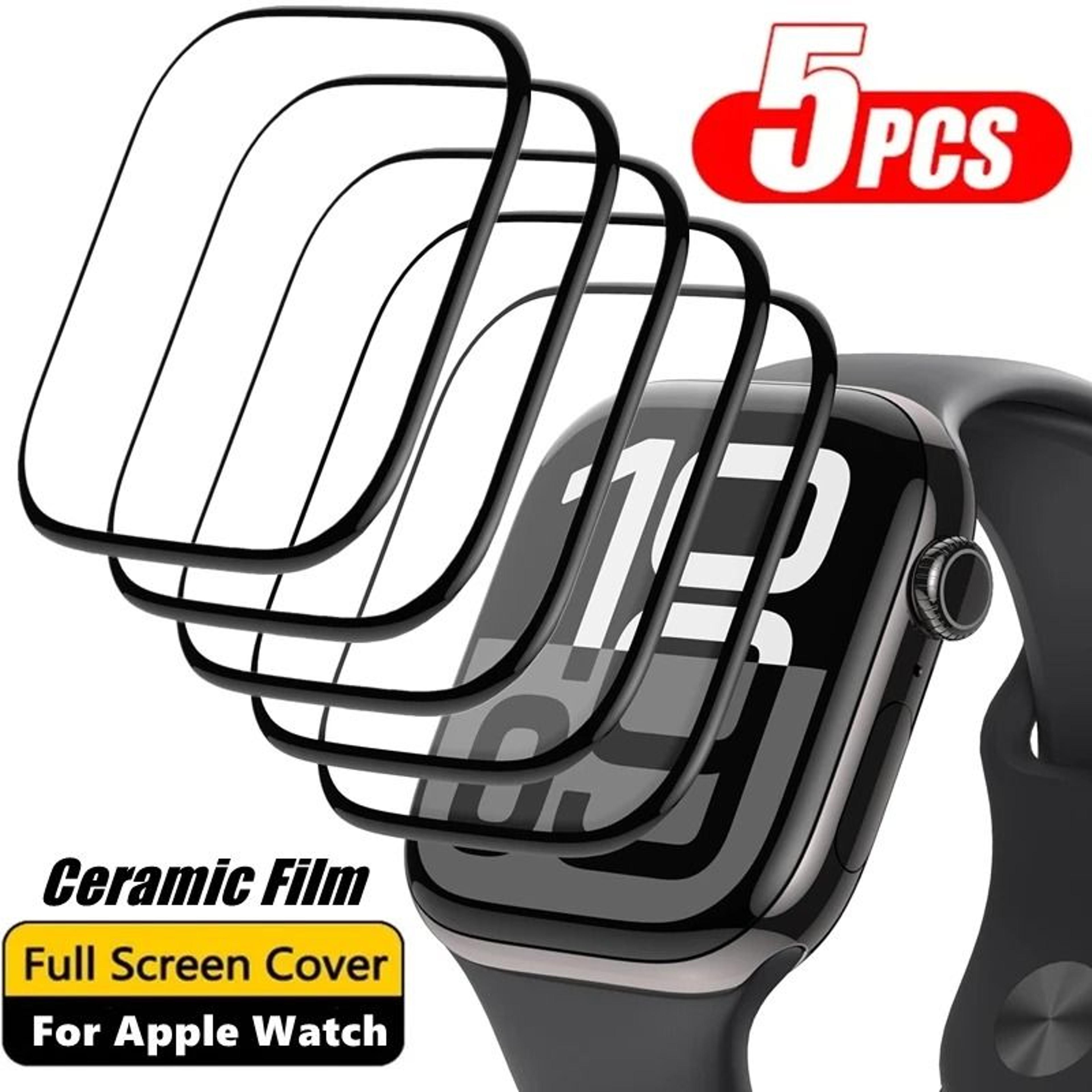 5 pack screen protector film for apple watch series 5 to 11 ultra