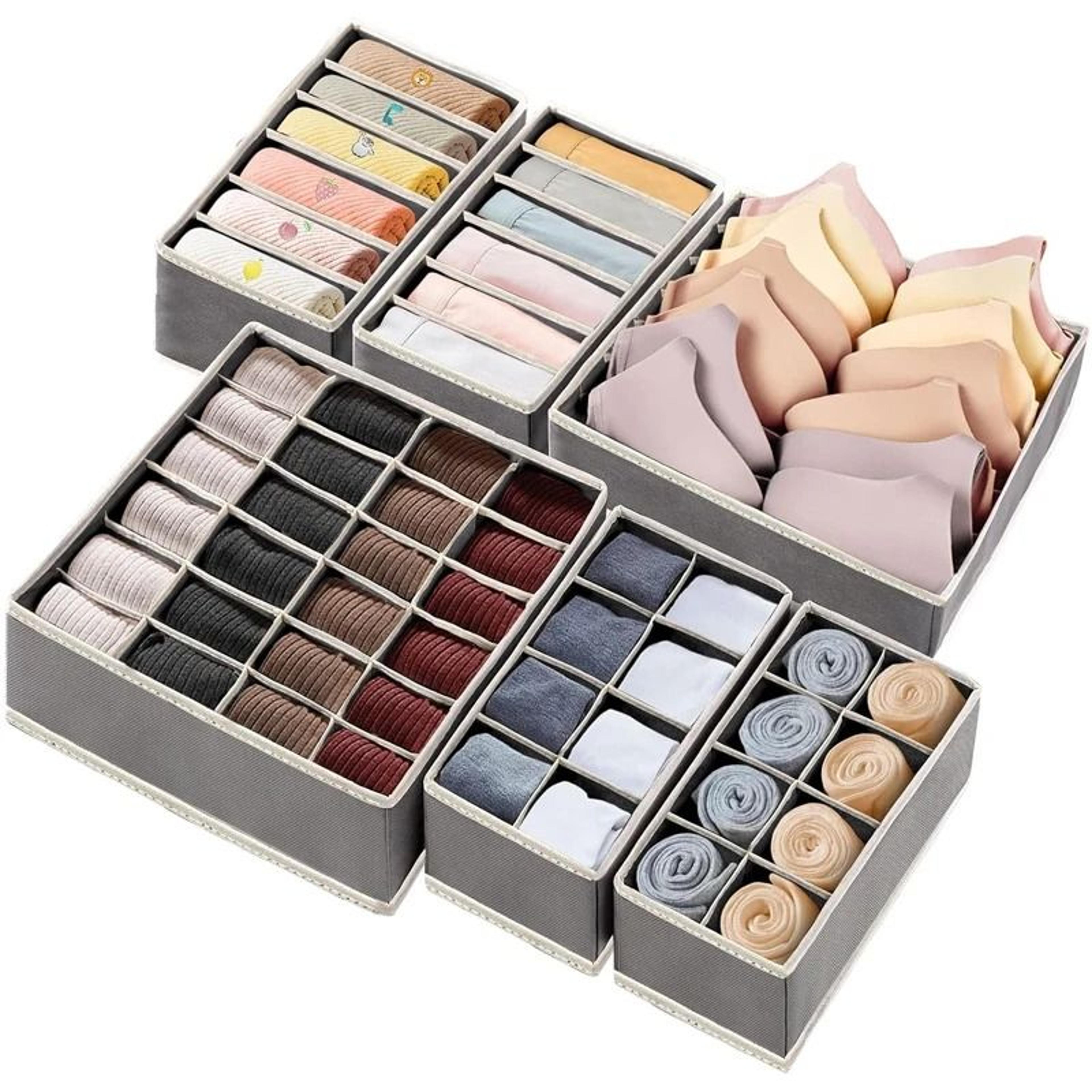 foldable drawer organizer for underwear socks and accessories
