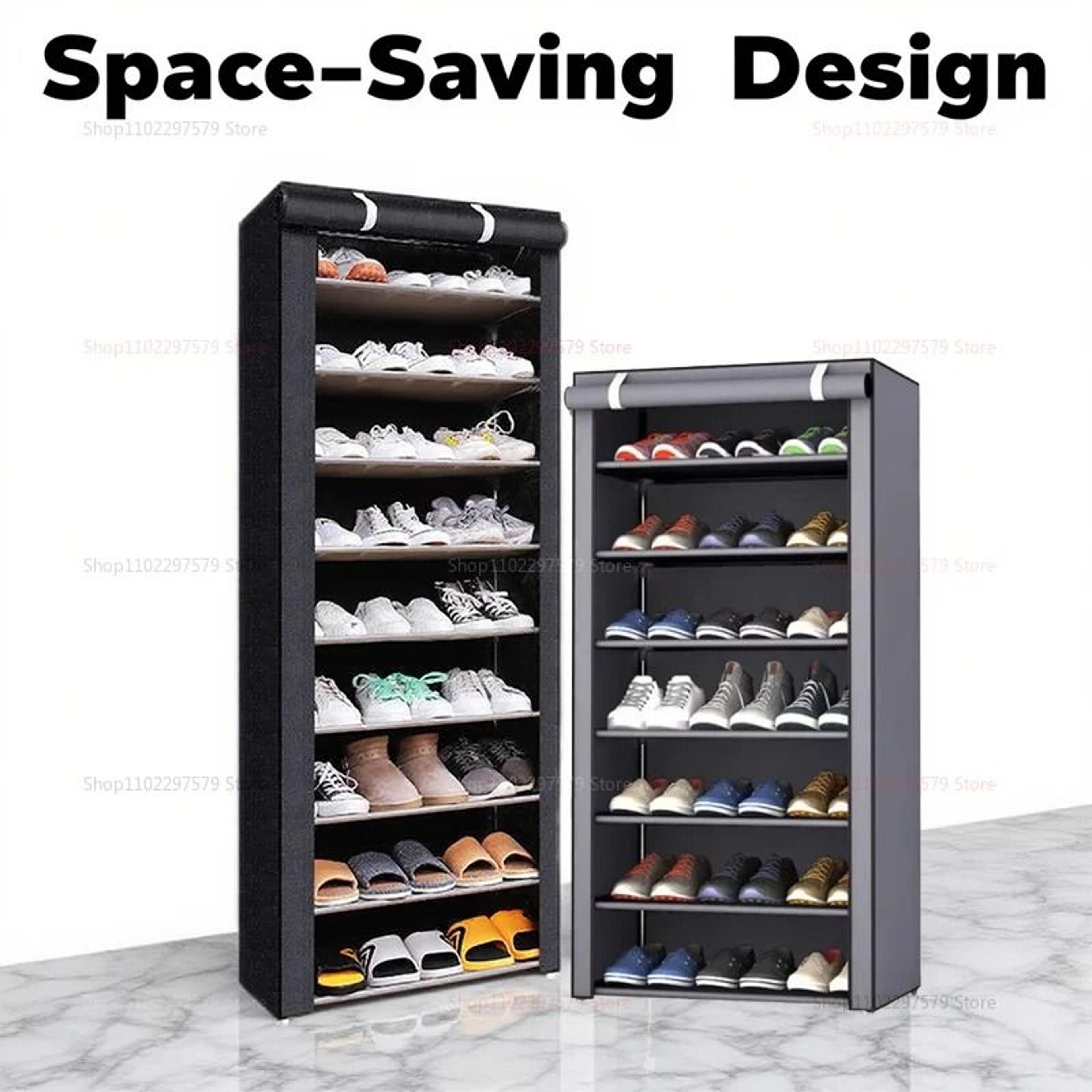 simple dustproof shoe cabinet multi layer shoe organizer for home dorm or entryway