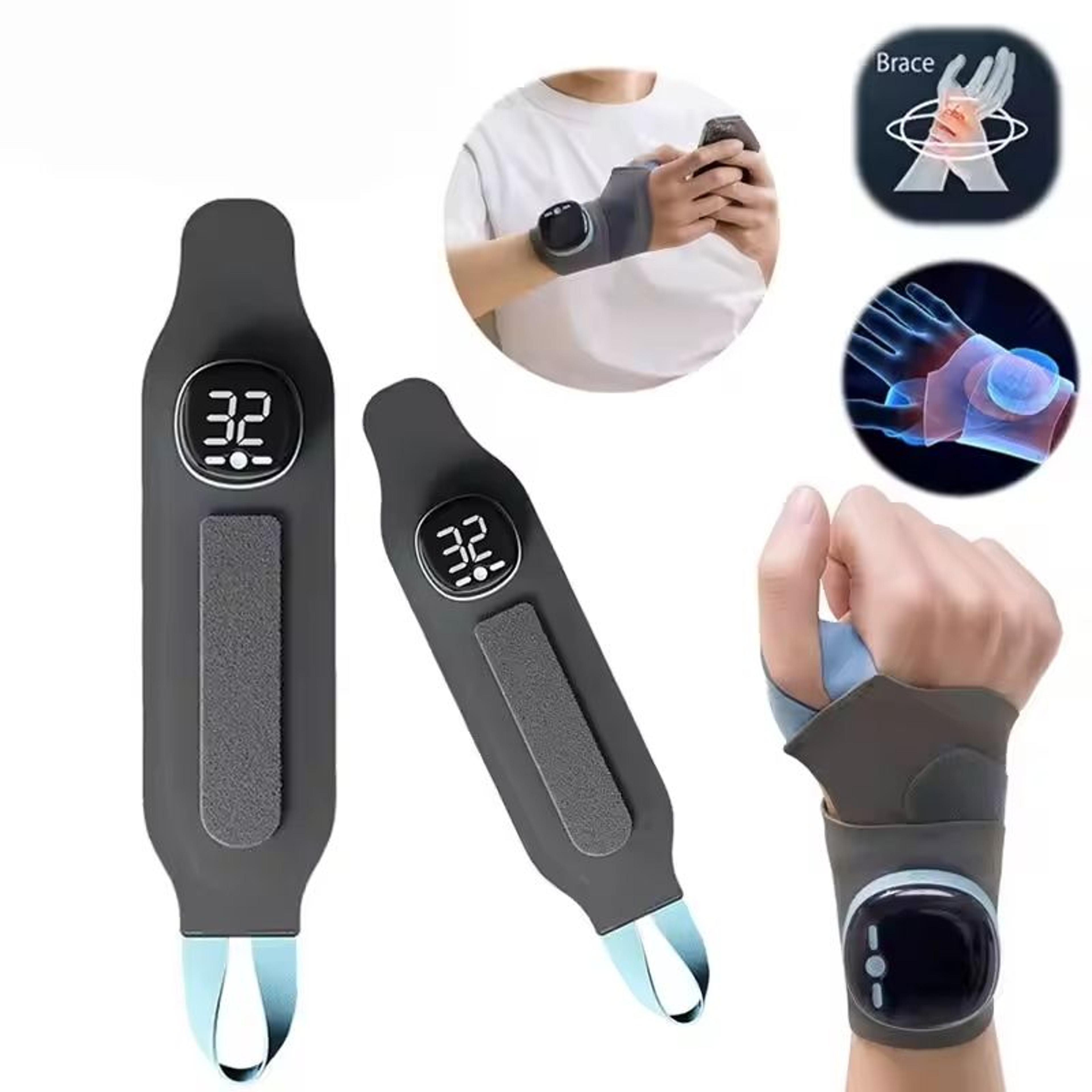 electric heating wrist massager – hot compress and vibration therapy for carpal tunnel relief