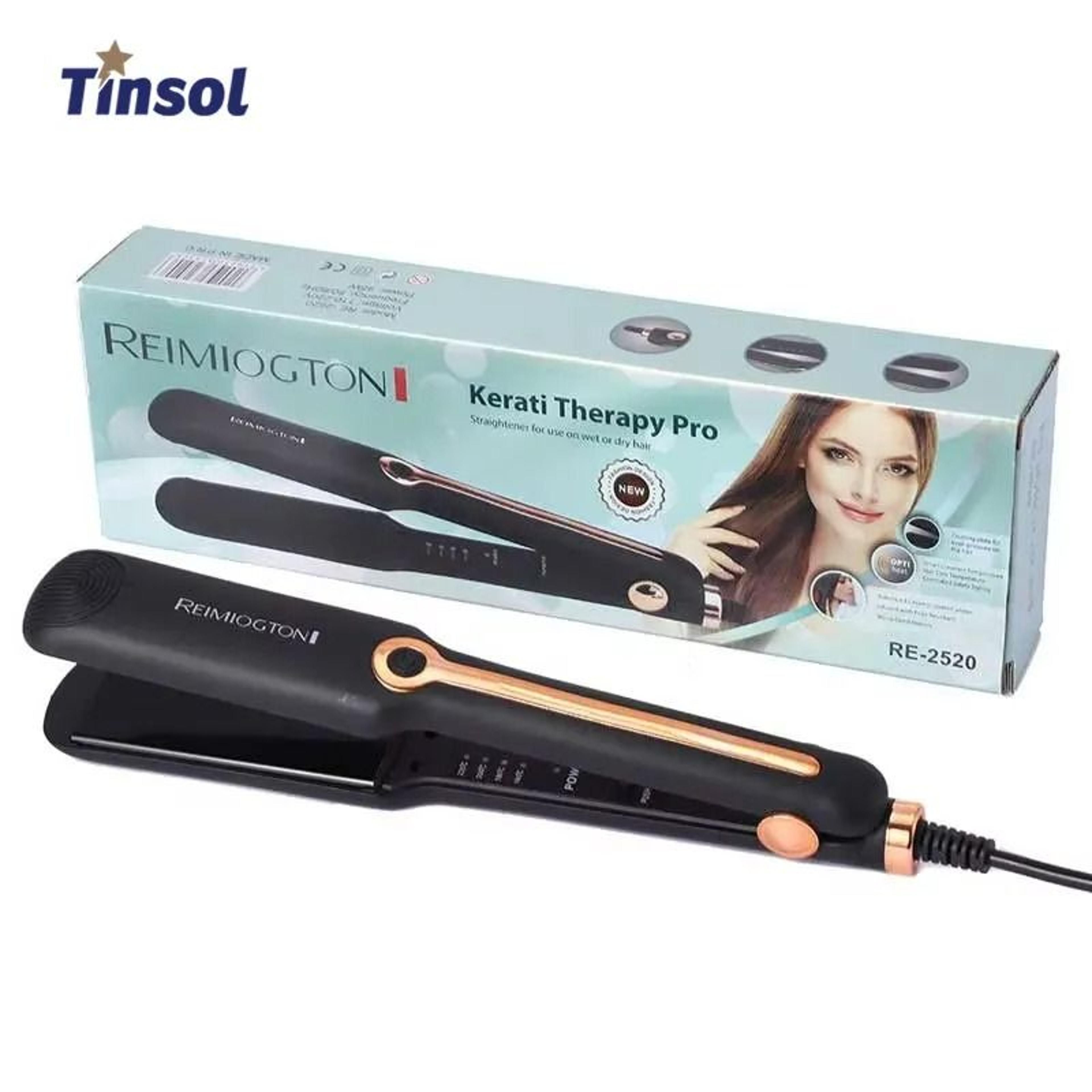 professional hair straightener and curler ceramic flat iron with adjustable temperature and negative ion technology