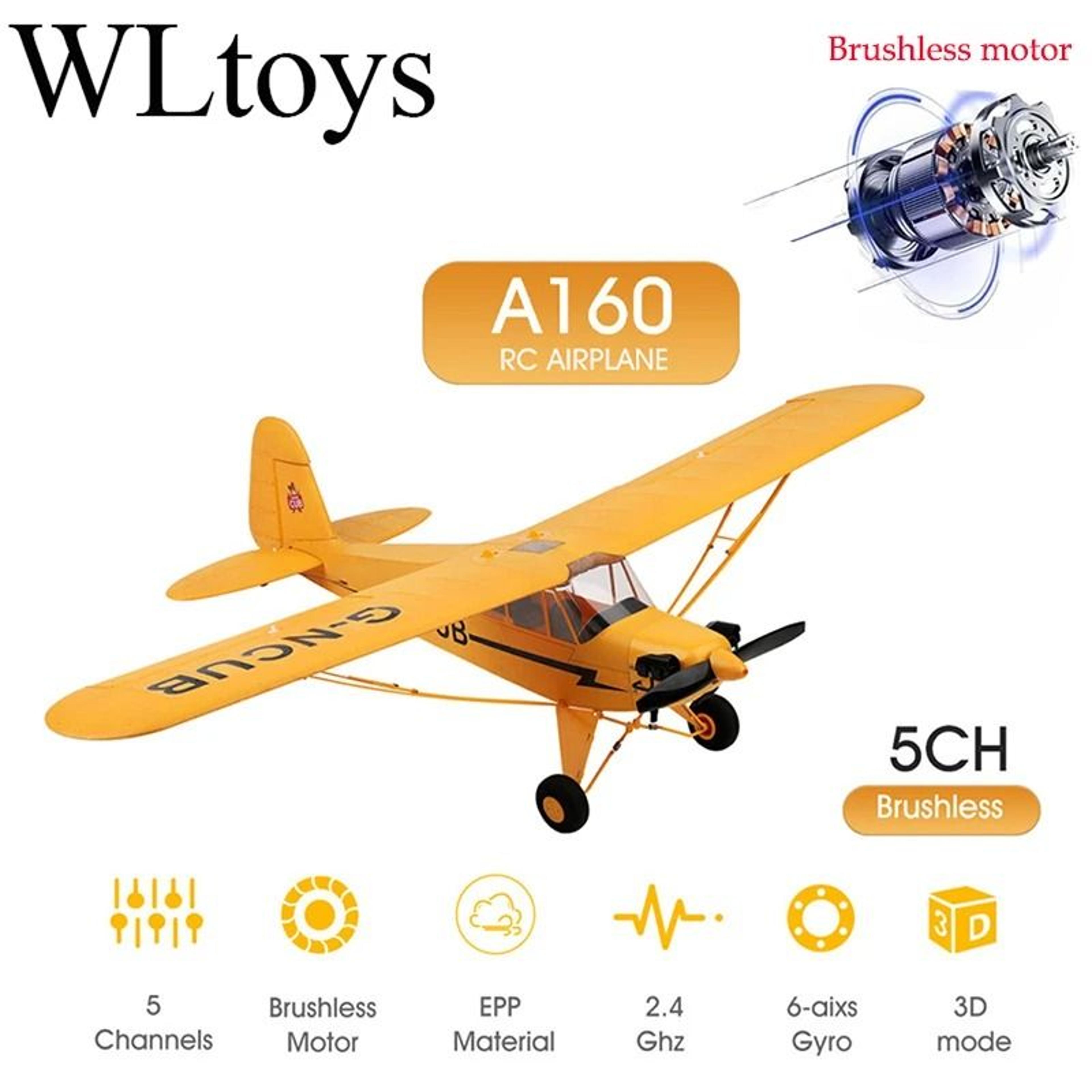 rc plane rtf 2.4g brushless motor remote control airplane with 3d and 6g flight modes ready to fly