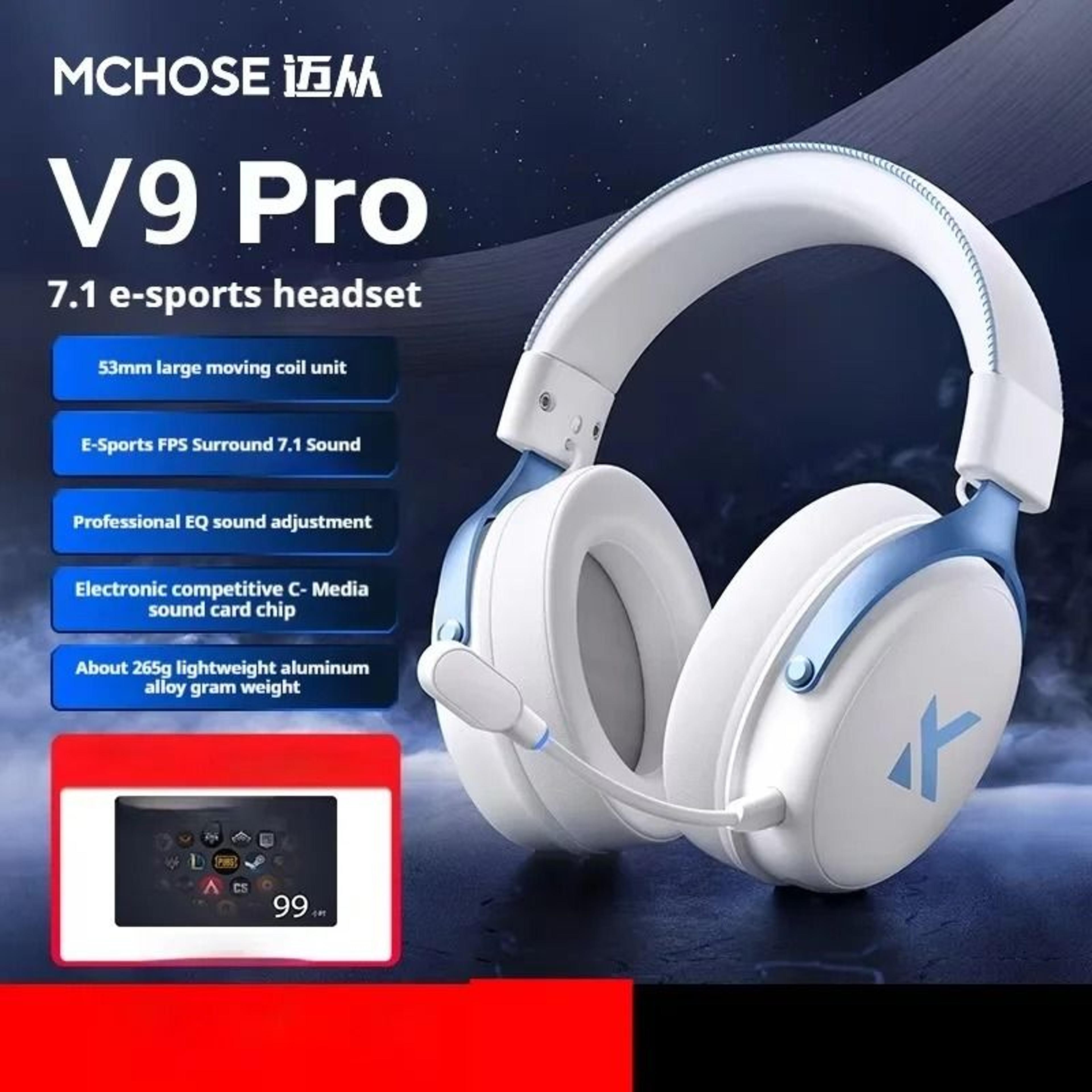 wireless bluetooth headset with three mode microphone noise reduction and low latency sound