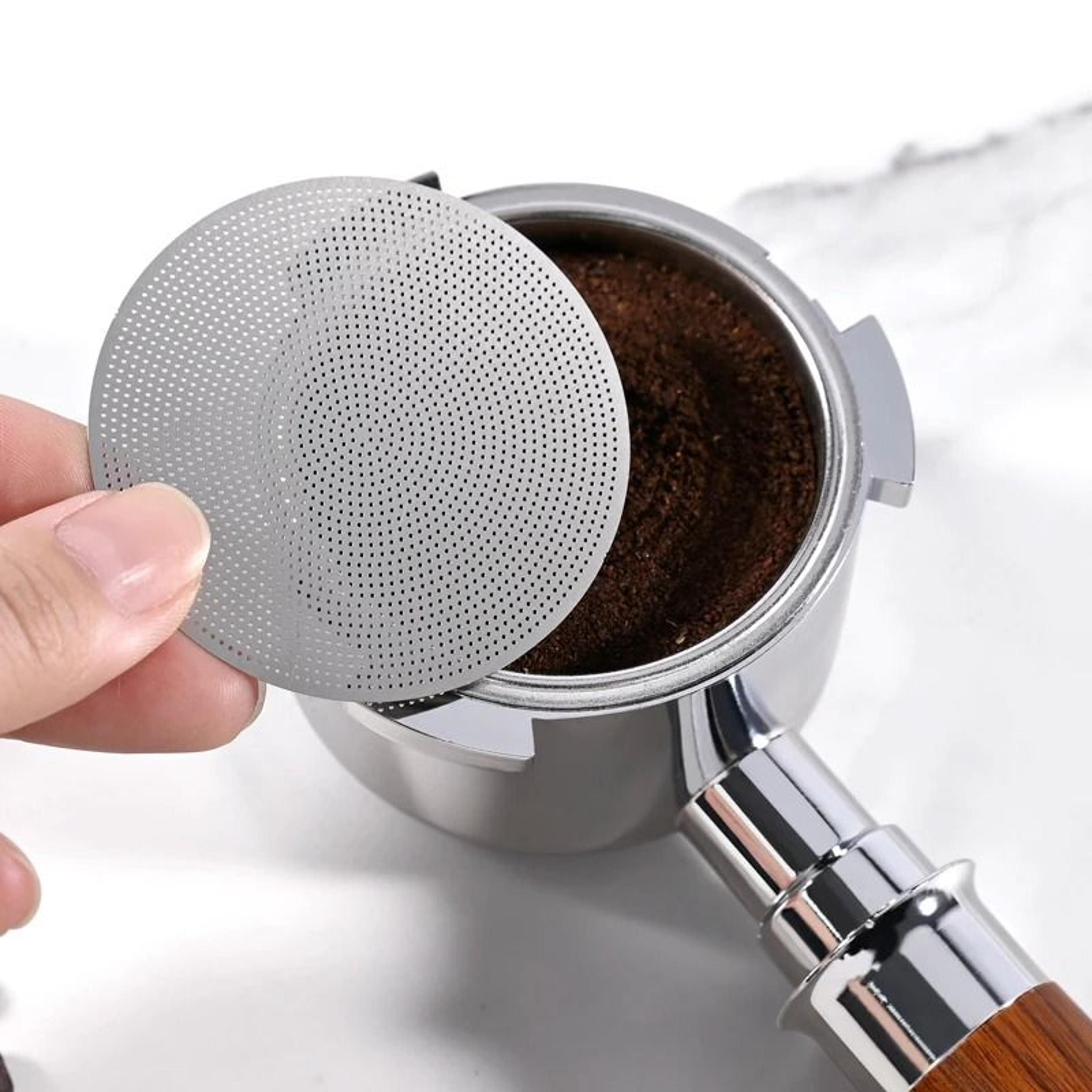 reusable espresso puck screen stainless steel coffee filter for 51mm 54mm 58mm portafilters