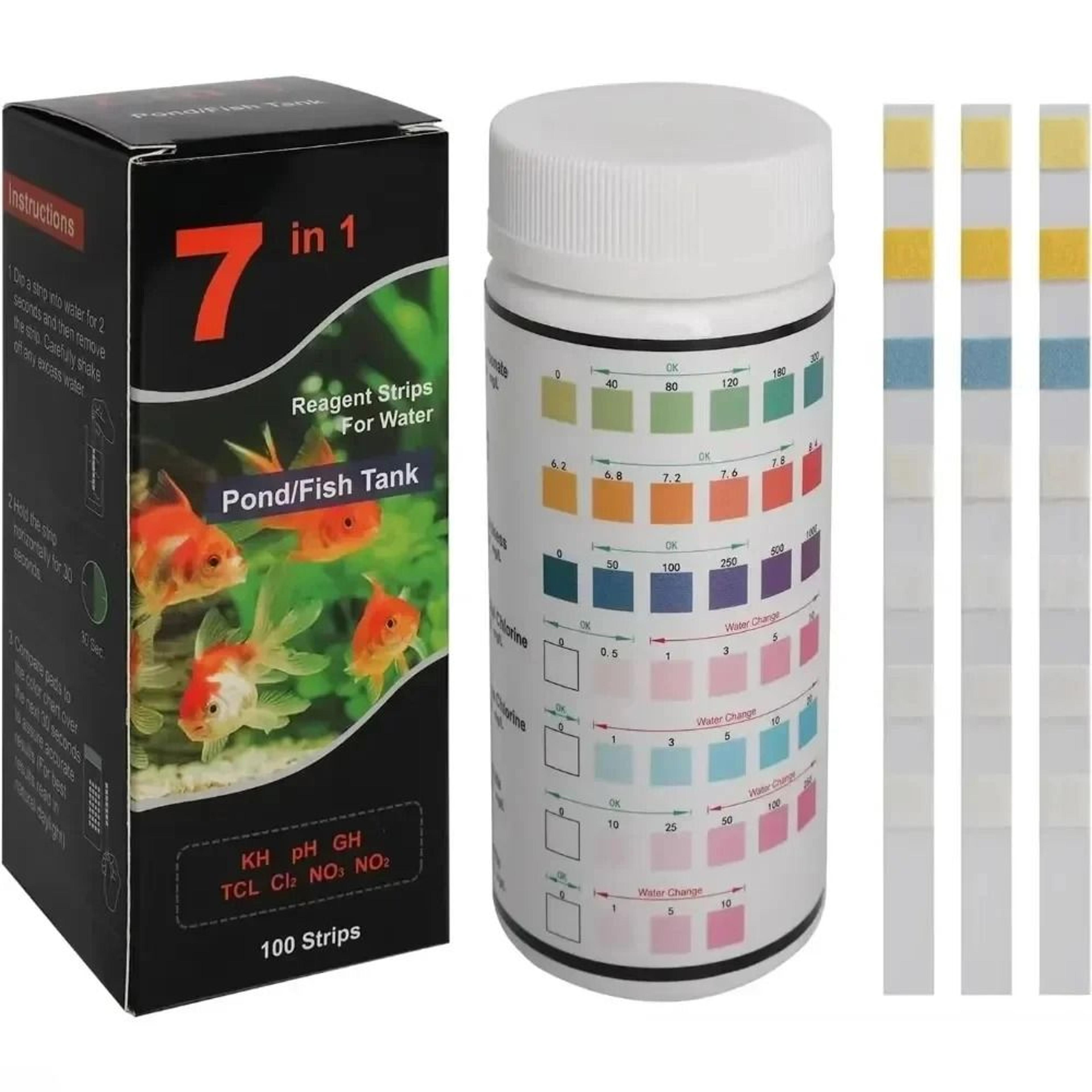 aquarium and pool water ph test strips kit for freshwater and fish tanks