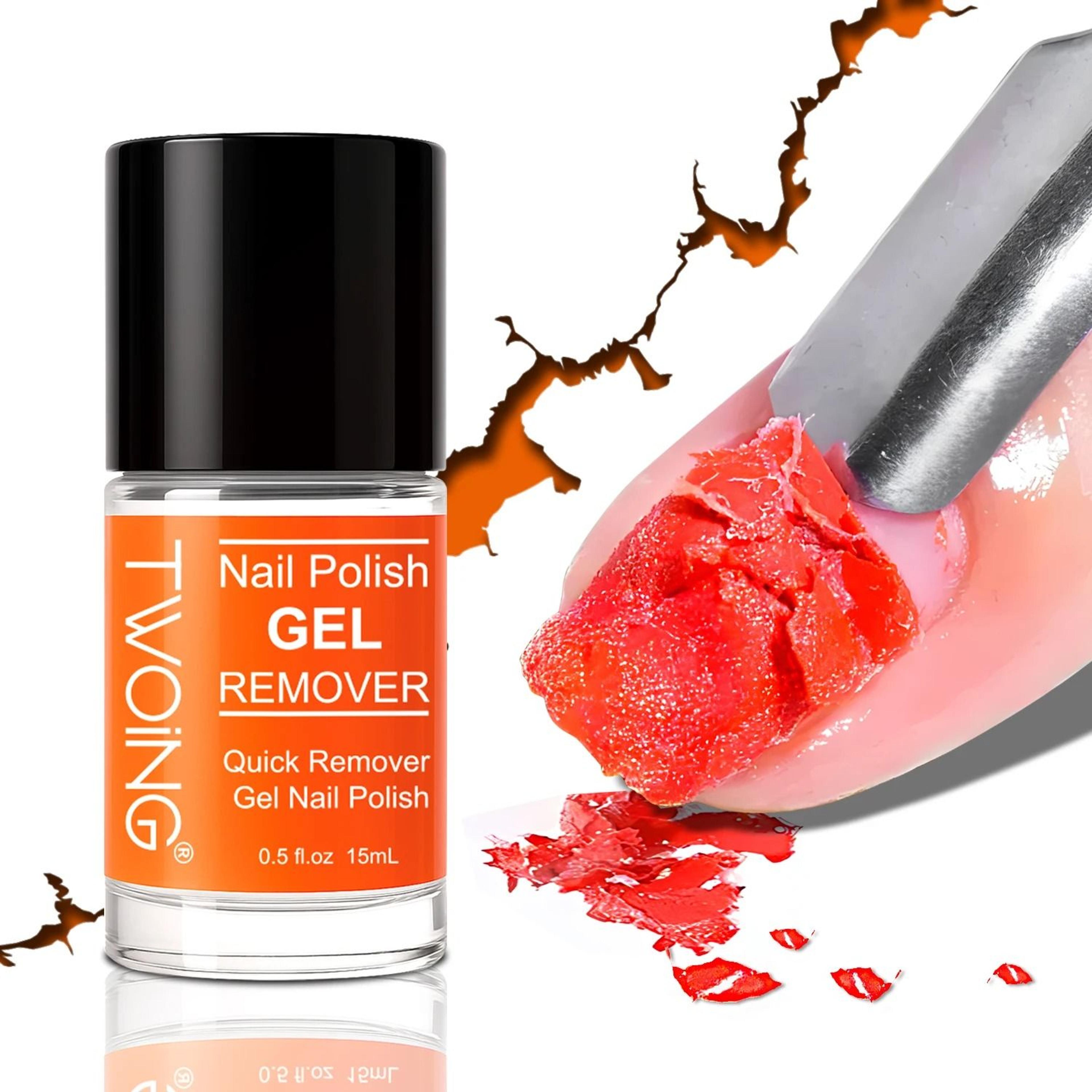 quick nail gel polish remover – fast, easy and damage-free manicure removal (15ml)