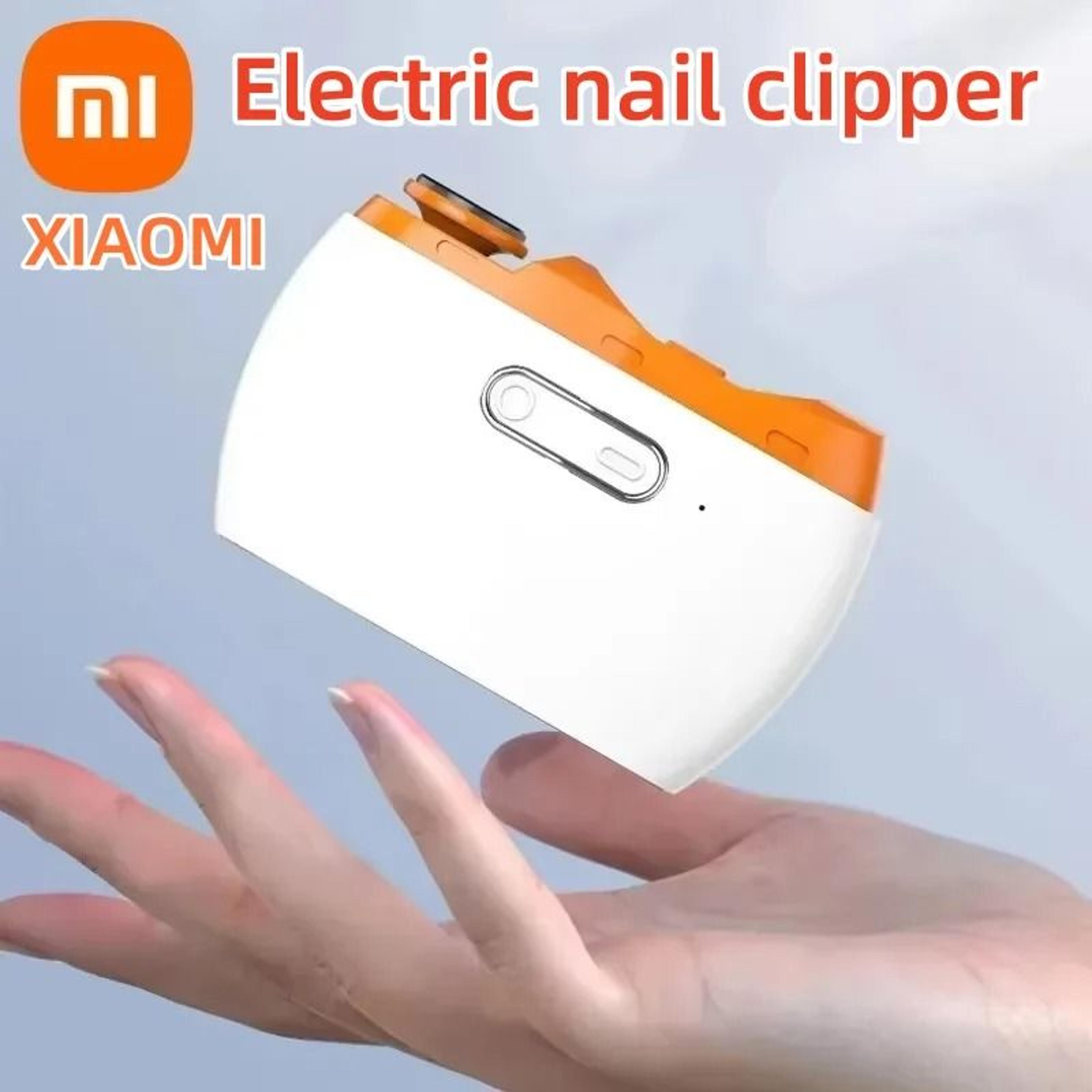 2 in 1 smart electric nail clipper with automatic polishing