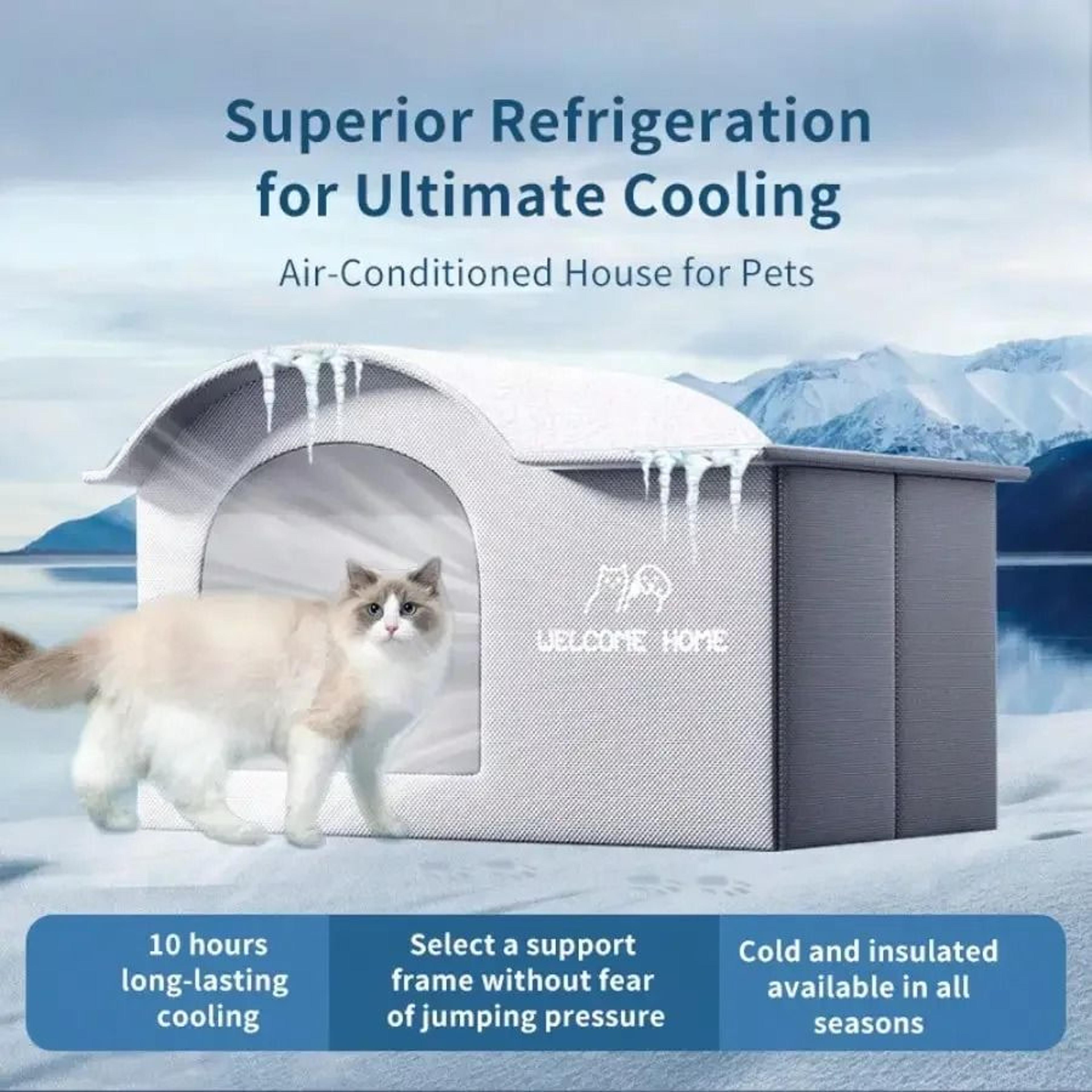 summer cooling pet ice house bed for cats and dogs