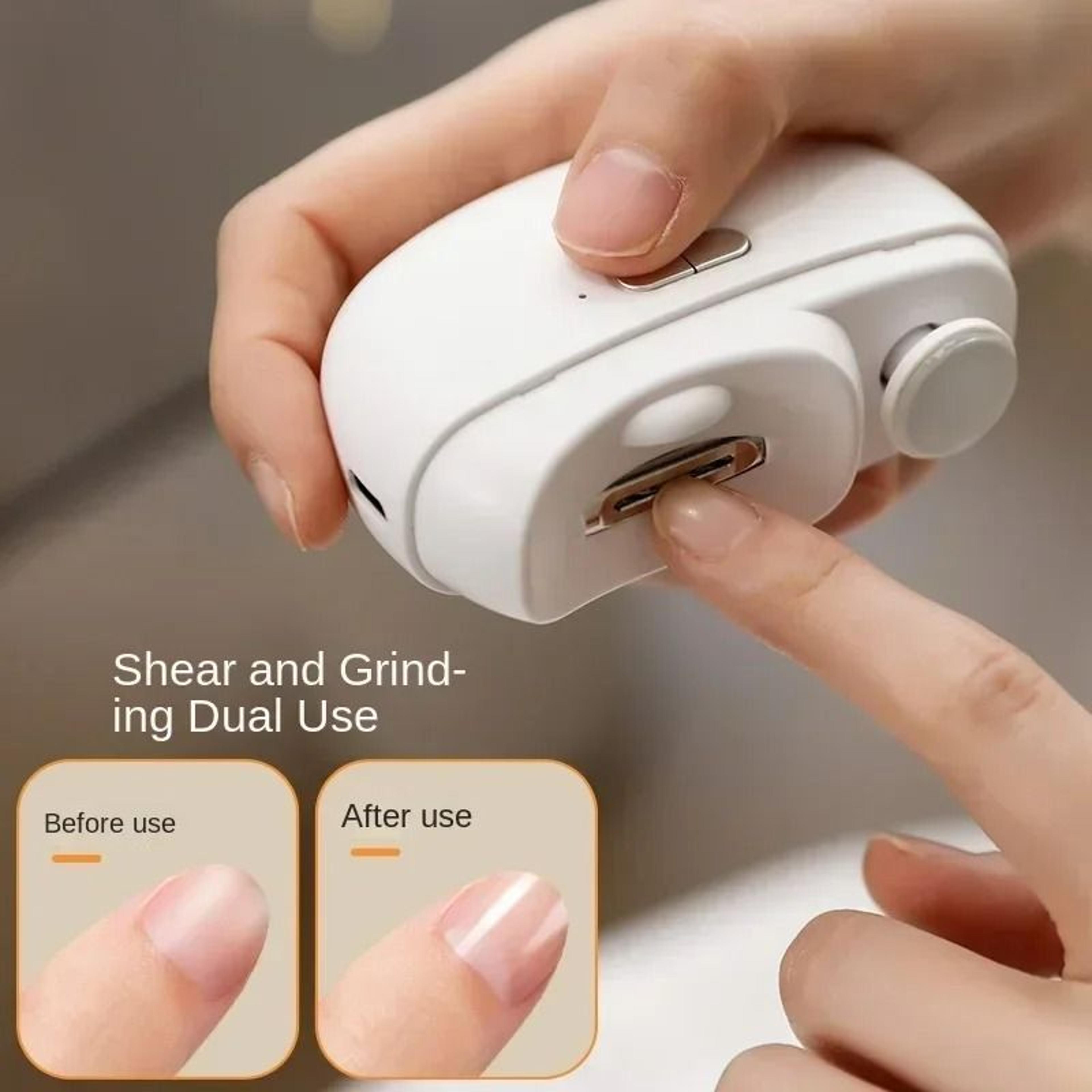 electric automatic nail clipper with light