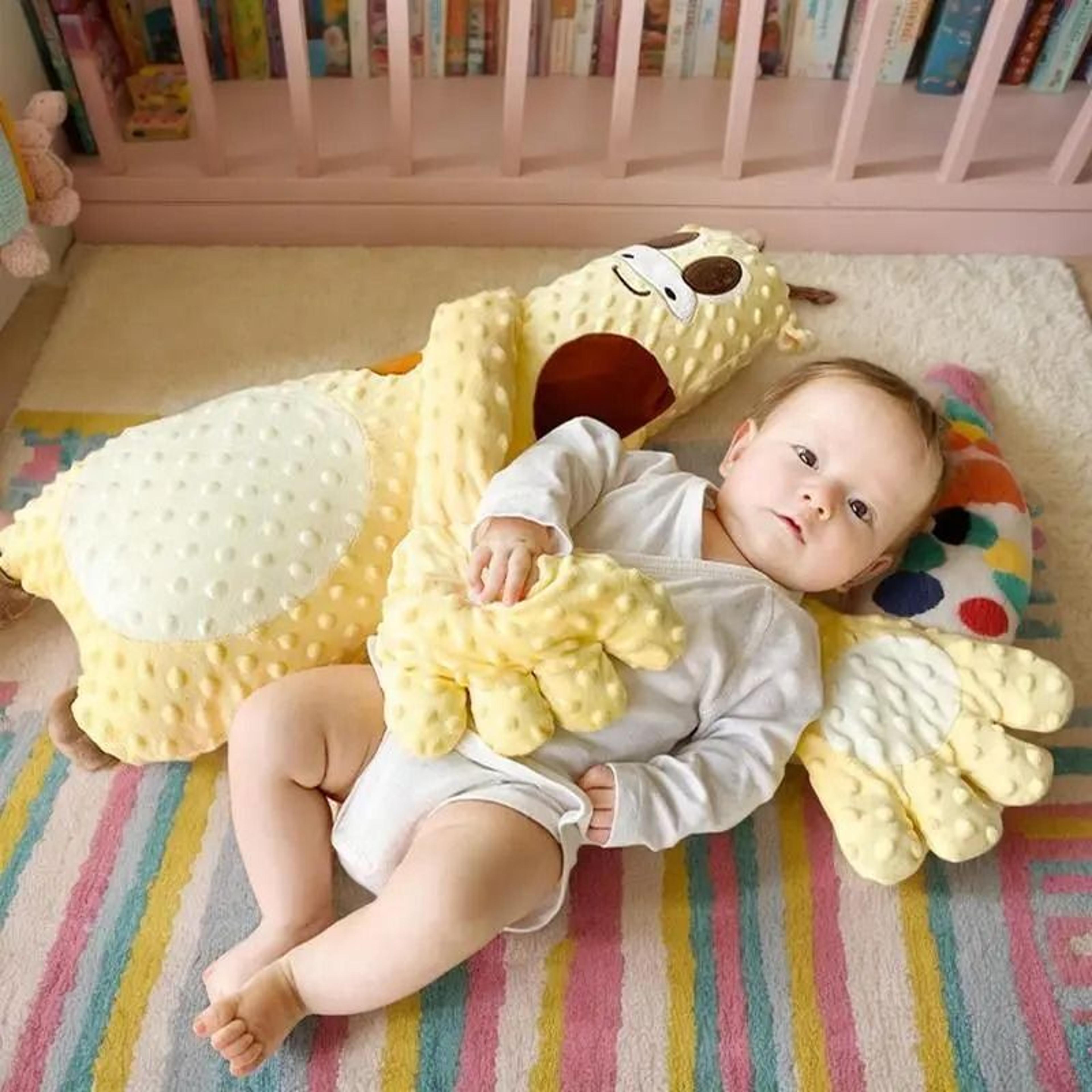 soothing baby sleep aid pillow with automatic patting and remote control