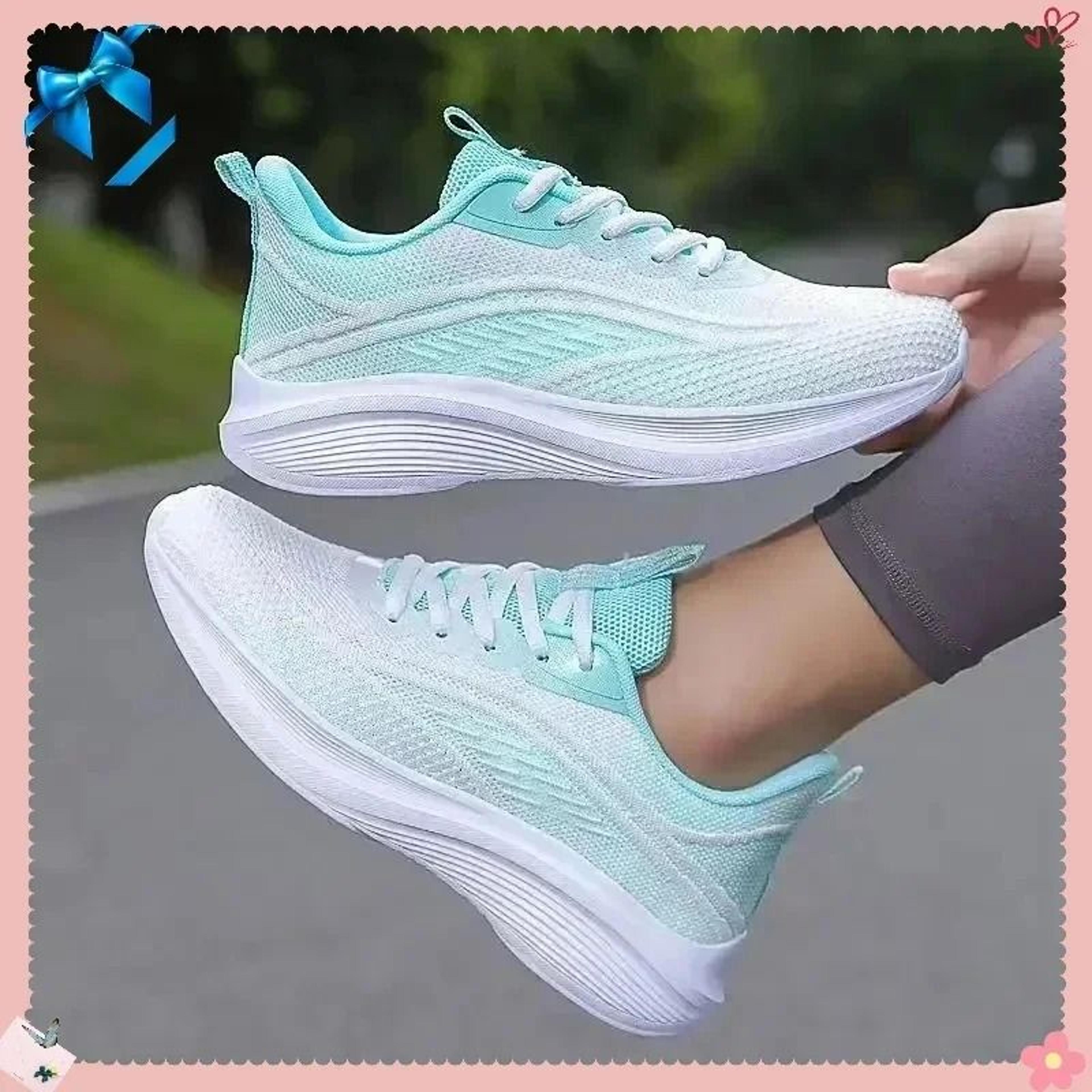 casual running shoes for women breathable mesh anti slip sneakers for summer and outdoor sports